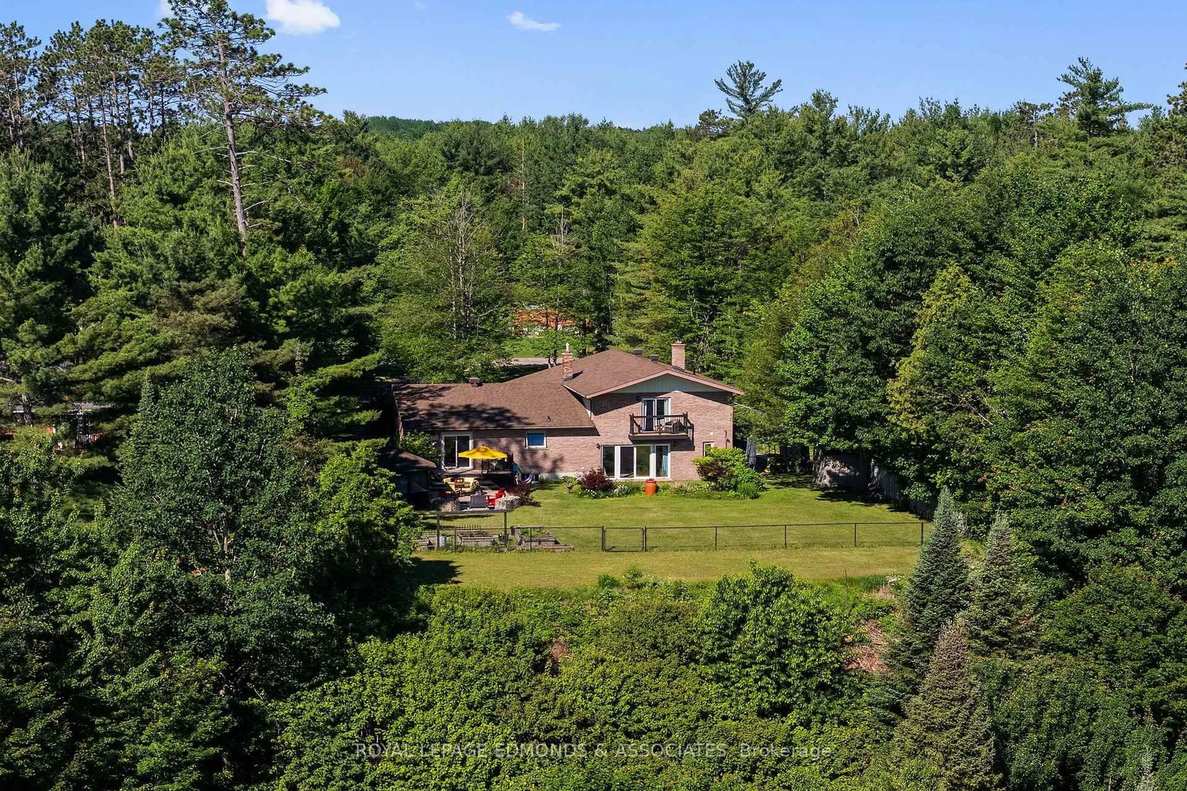A pic from outside/outdoor area/front of a property/back of a property/a pic from drone, forest/trees view for 37 Selley St, Petawawa Ontario K8H 3G9