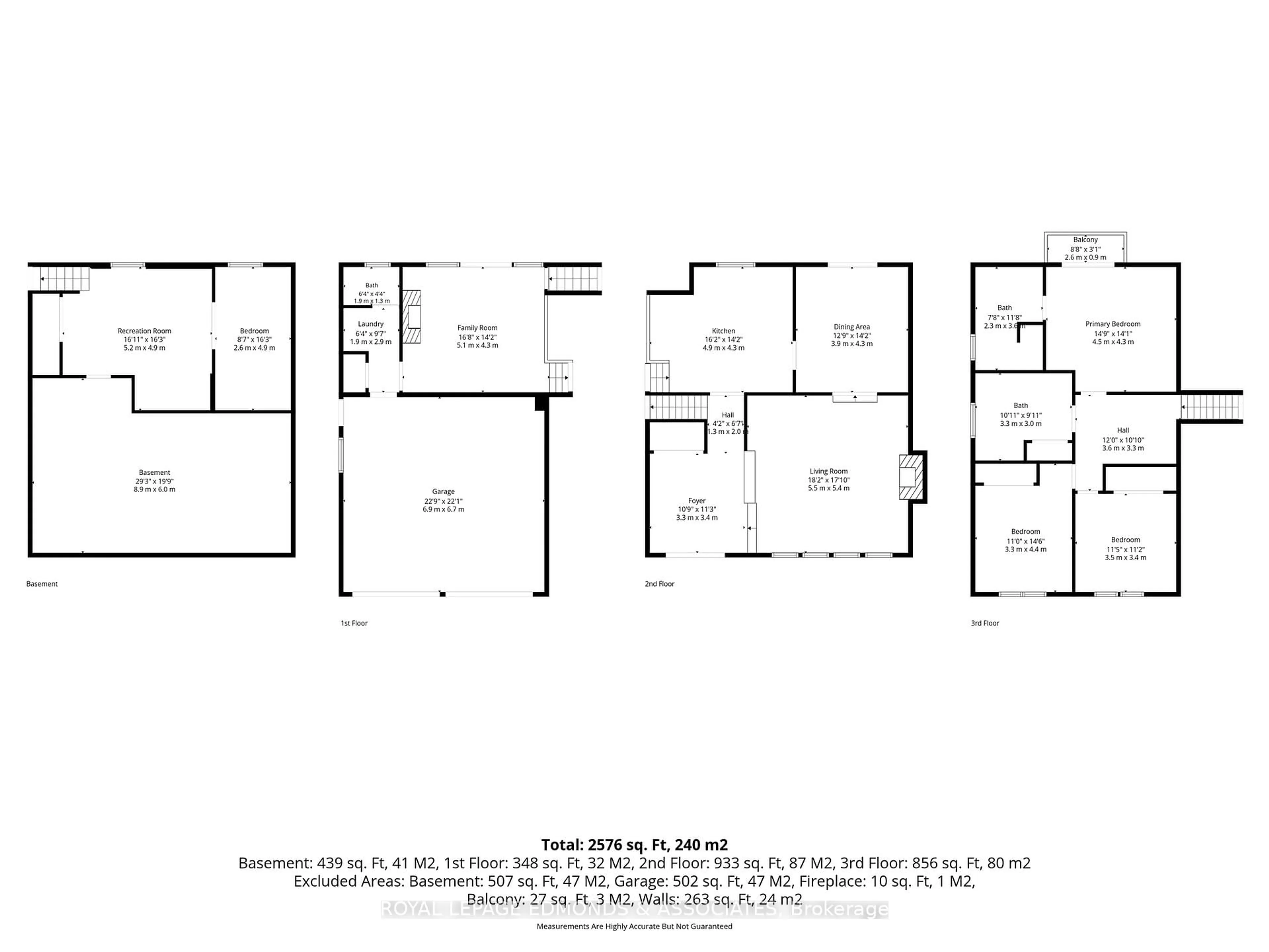 Floor plan for 37 Selley St, Petawawa Ontario K8H 3G9