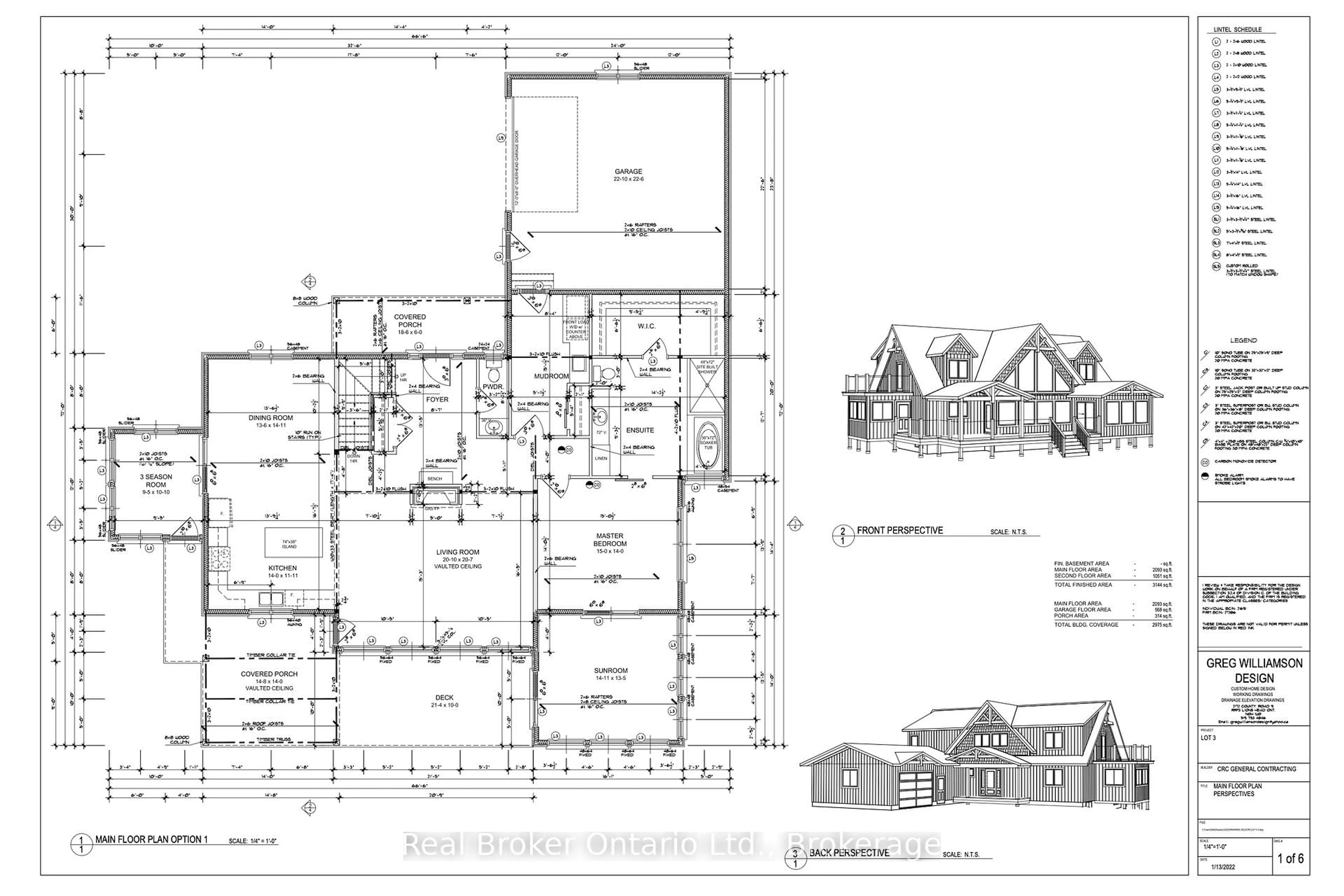 Floor plan for 110 Tamarac Rd, Northern Bruce Peninsula Ontario N0H 2M0