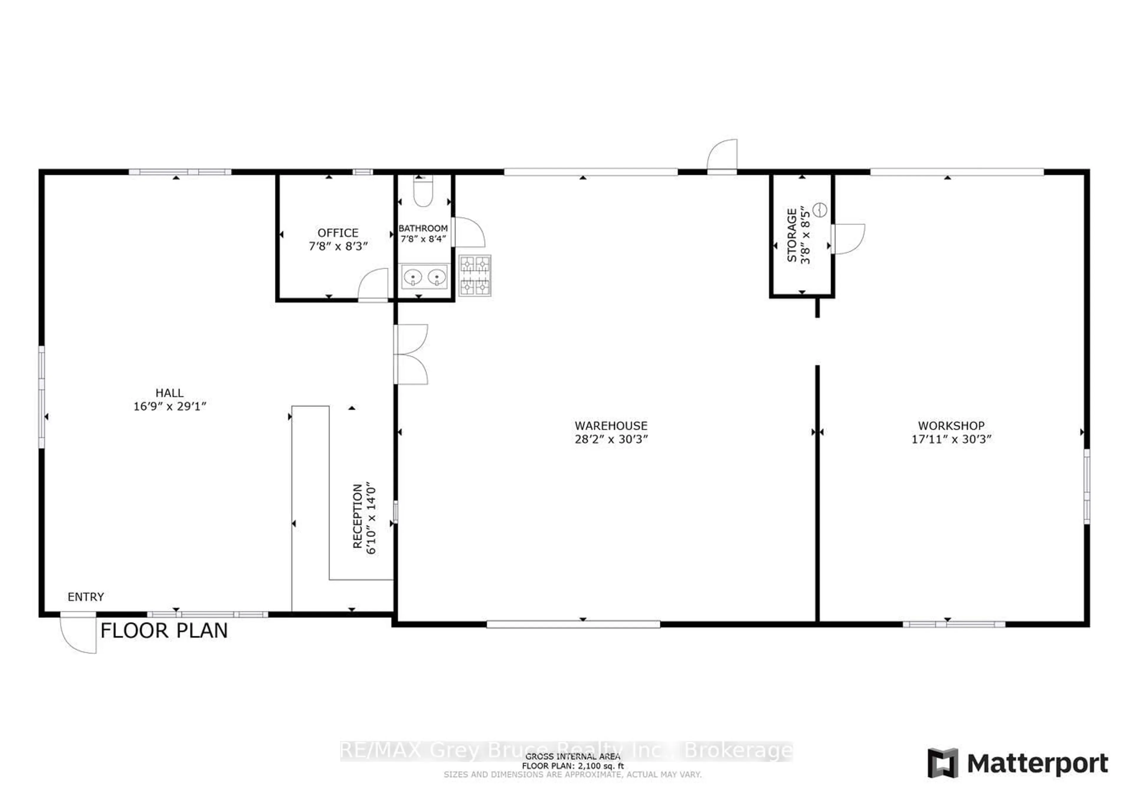 Floor plan for 2847 HIGHWAY 6, Northern Bruce Peninsula Ontario N0H 1W0