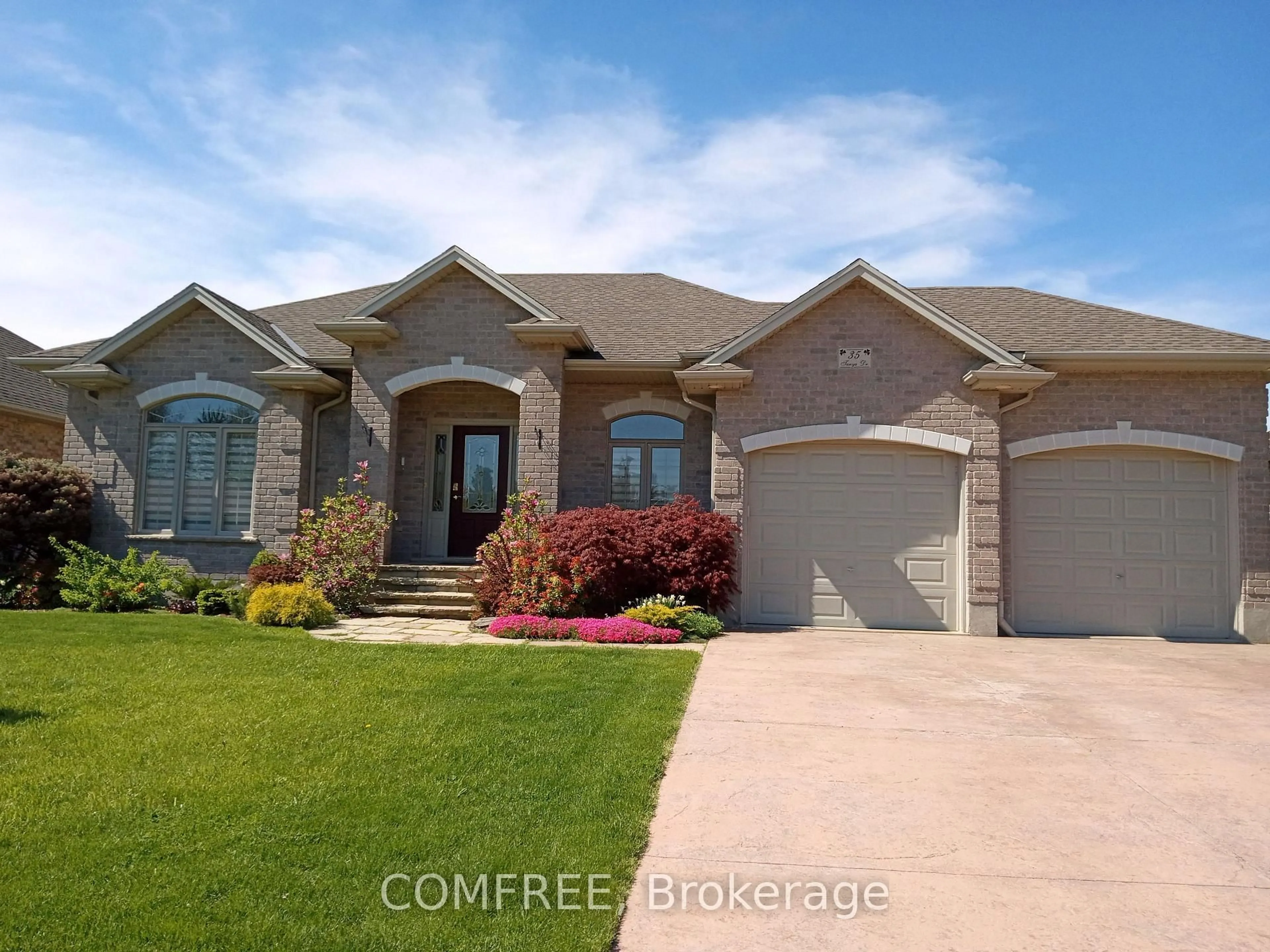 Home with brick exterior material, street for 35 Tanya Dr, Southwest Middlesex Ontario N0L 1M0