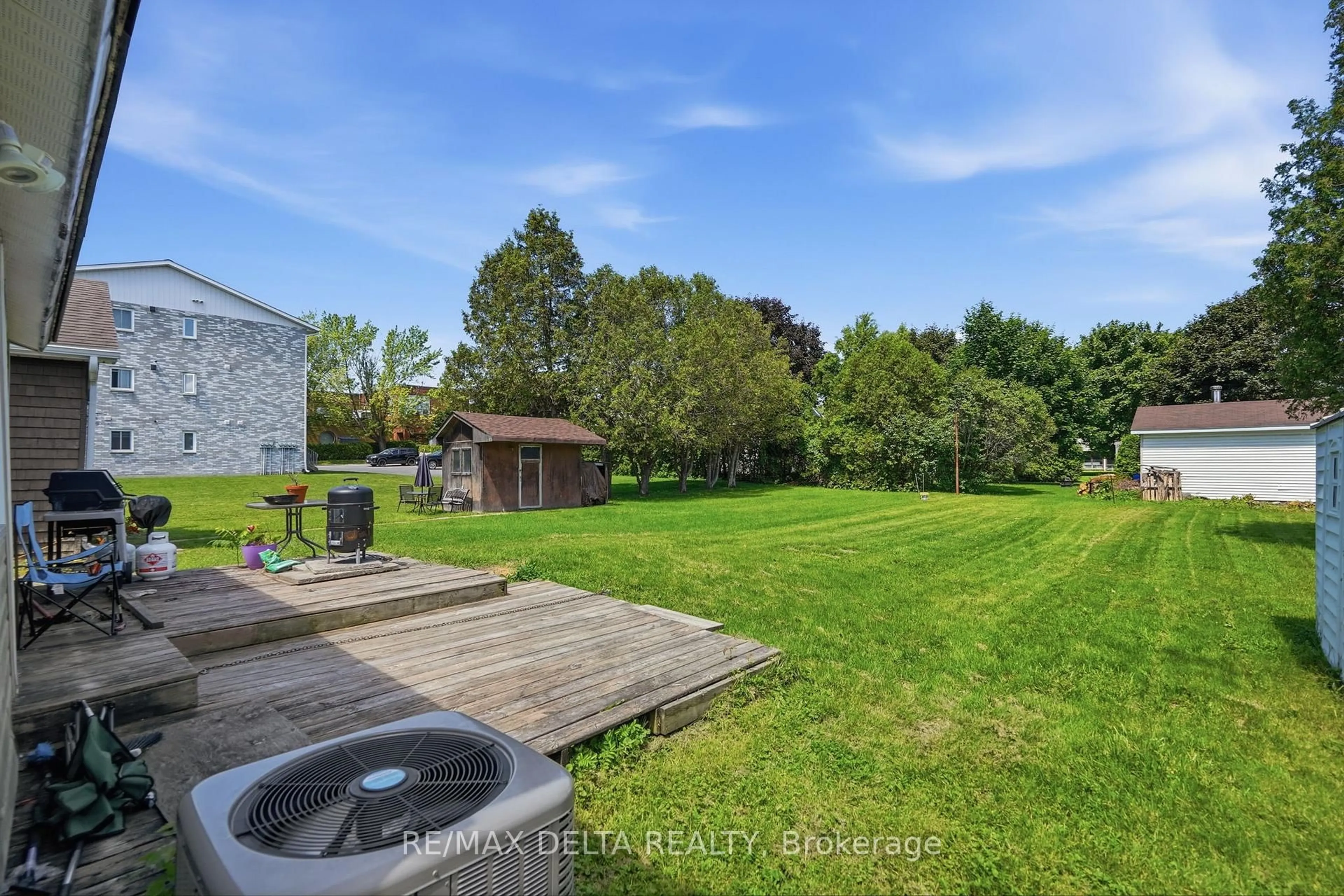 A pic from outside/outdoor area/front of a property/back of a property/a pic from drone, water/lake/river/ocean view for 49 Lochiel St, North Glengarry Ontario K0C 1A0