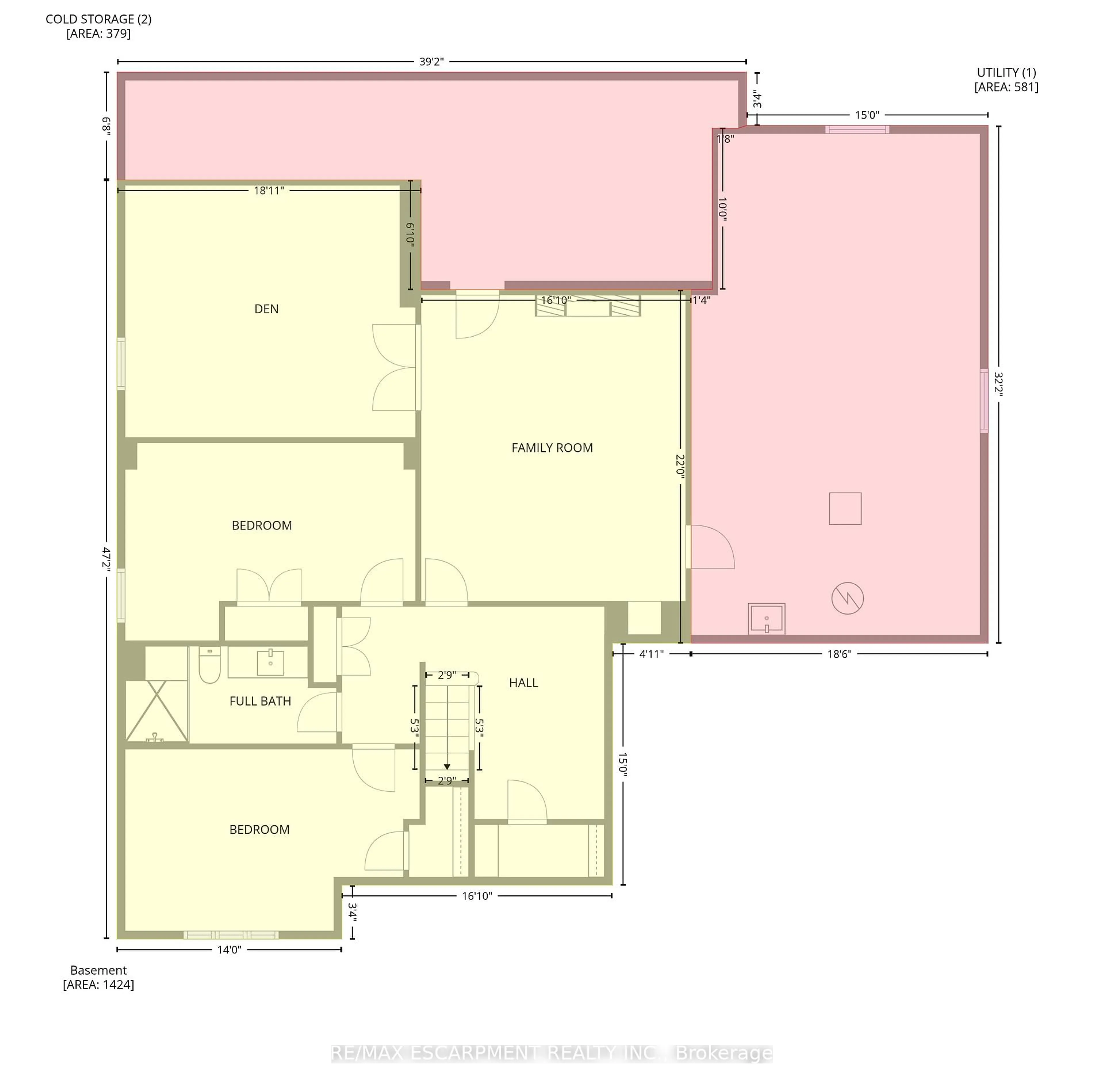 Floor plan for 11 Greenleaf Lane #3, Hamilton Ontario L9G 0E7