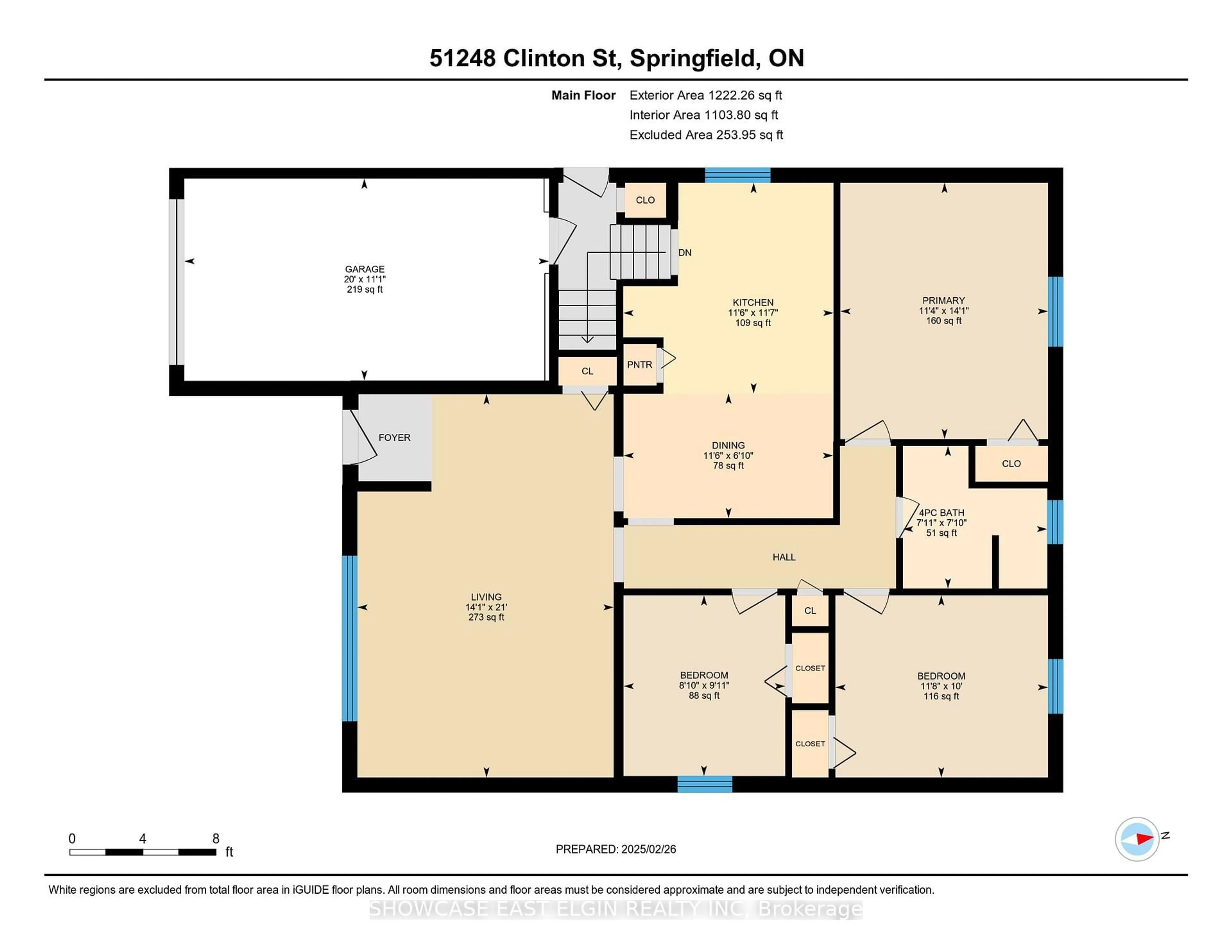 Floor plan for 51248 Clinton St, Malahide Ontario N0L 2J0