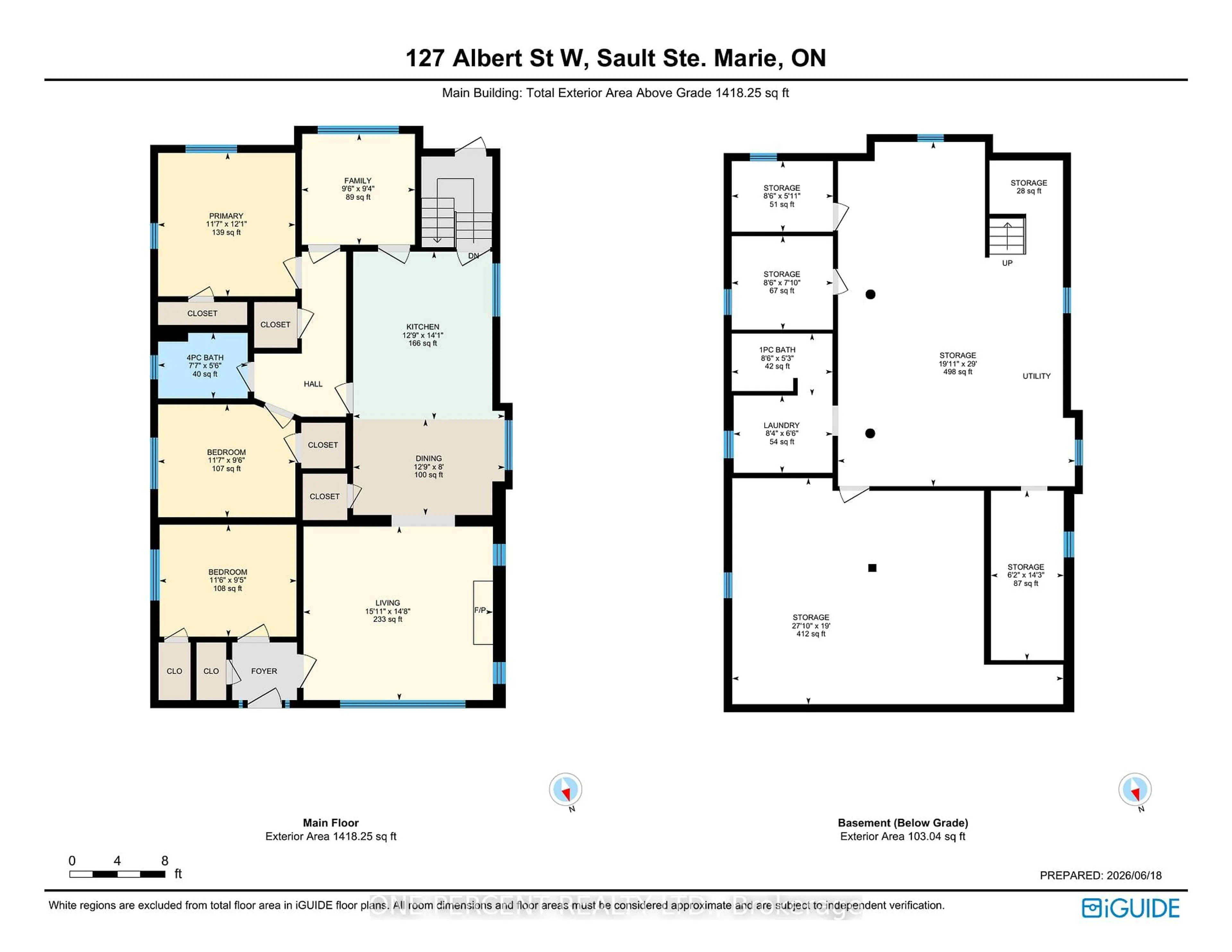 Floor plan for 127 Albert St, Sault Ste Marie Ontario P6A 1B5