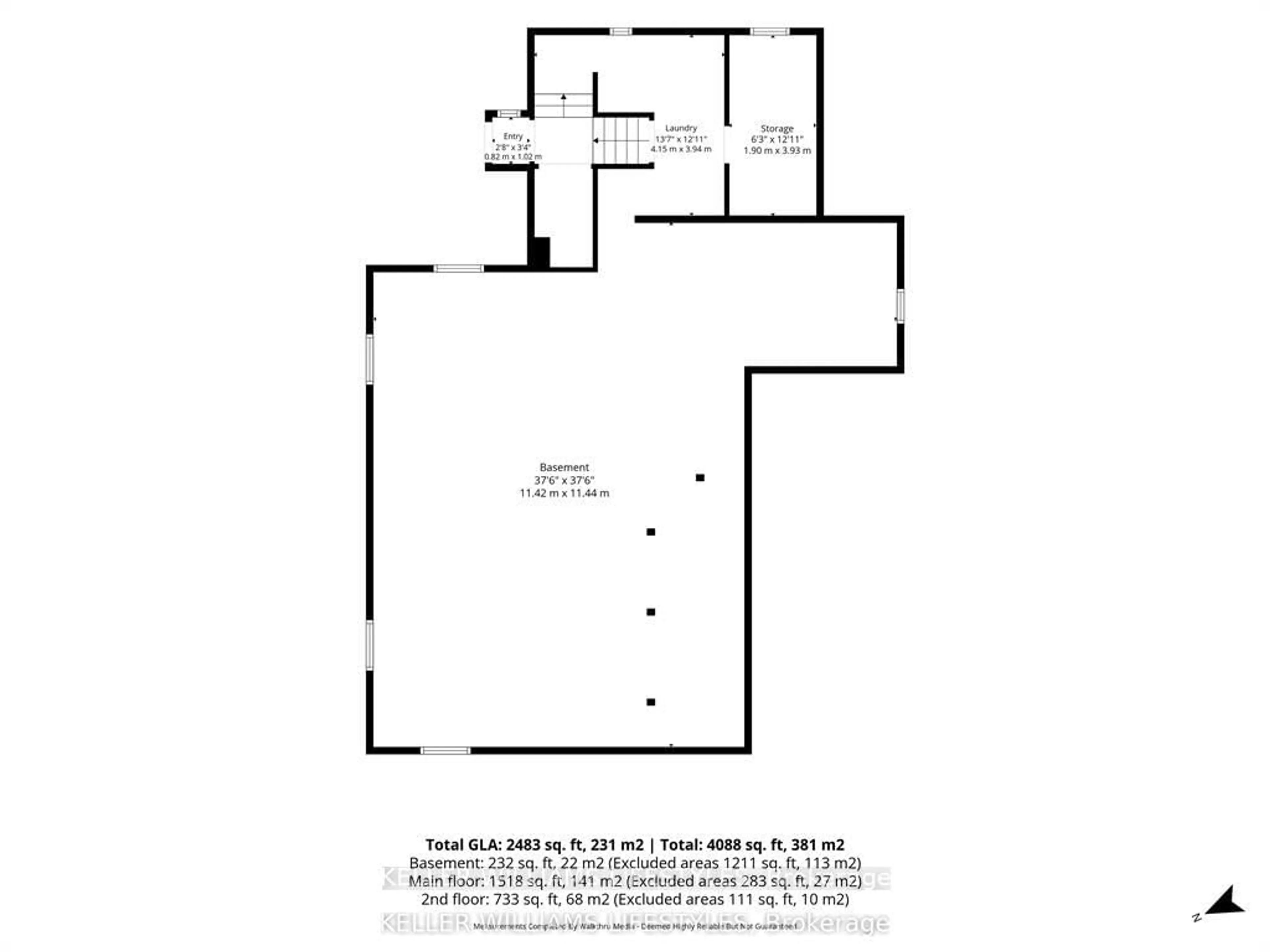 Floor plan for 93 Sarah St, Lambton Shores Ontario N0M 2N0