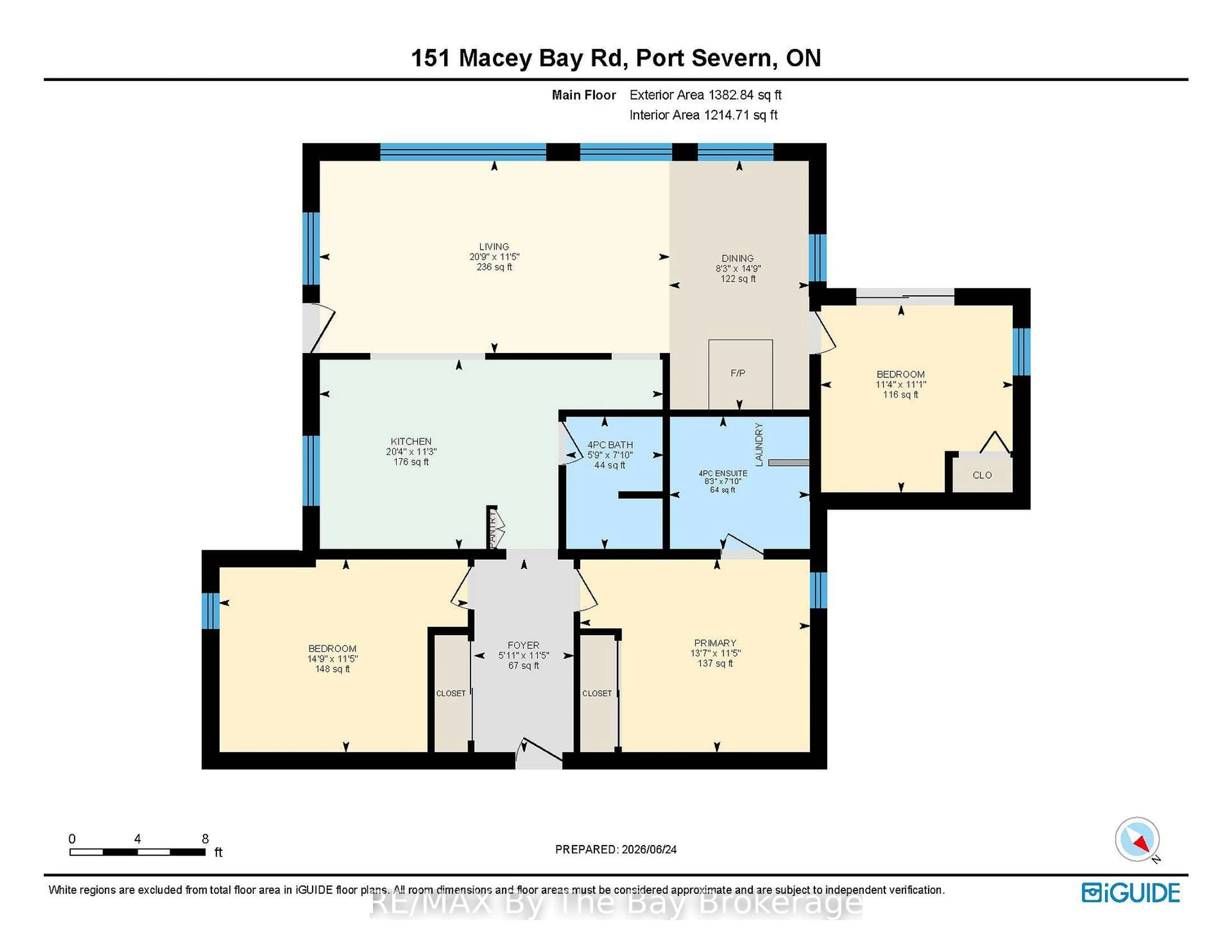 Floor plan for 151 Macey Bay Rd, Georgian Bay Ontario L0K 1S0