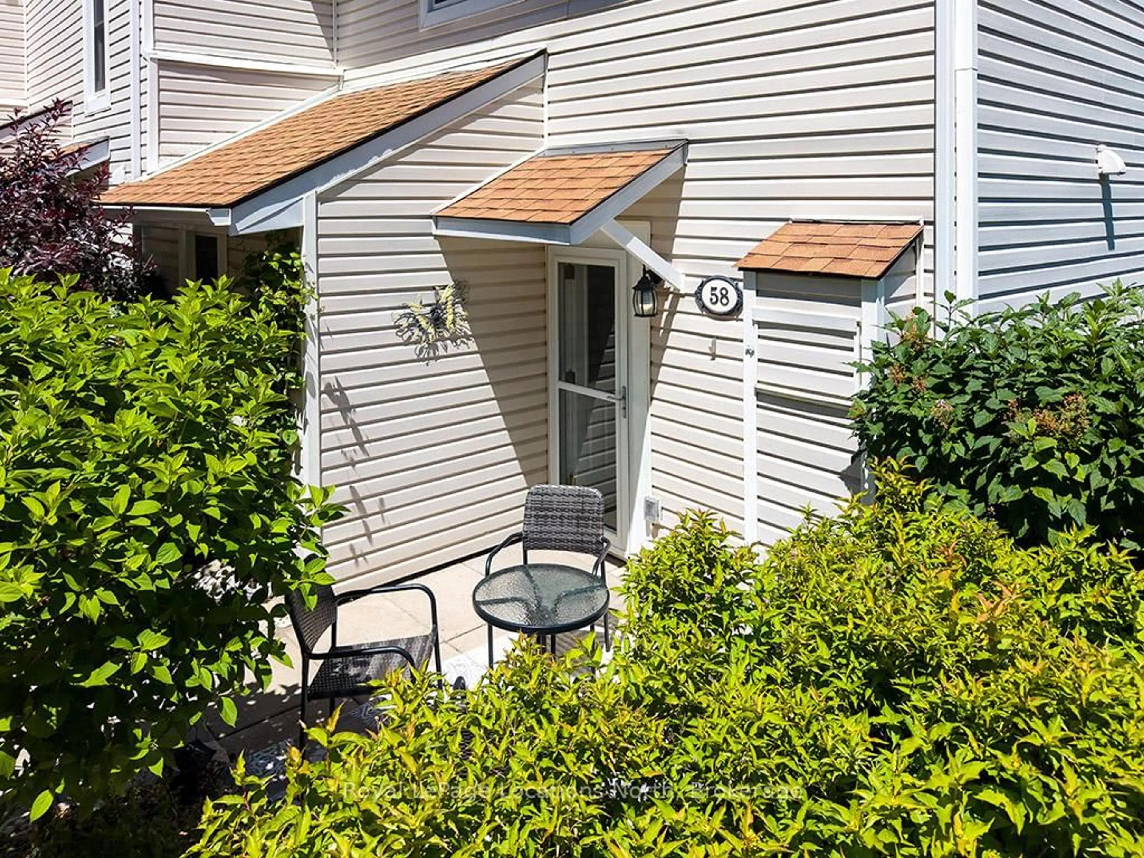 Patio, street for 127 Alfred St #58, Blue Mountains Ontario N0H 2P0