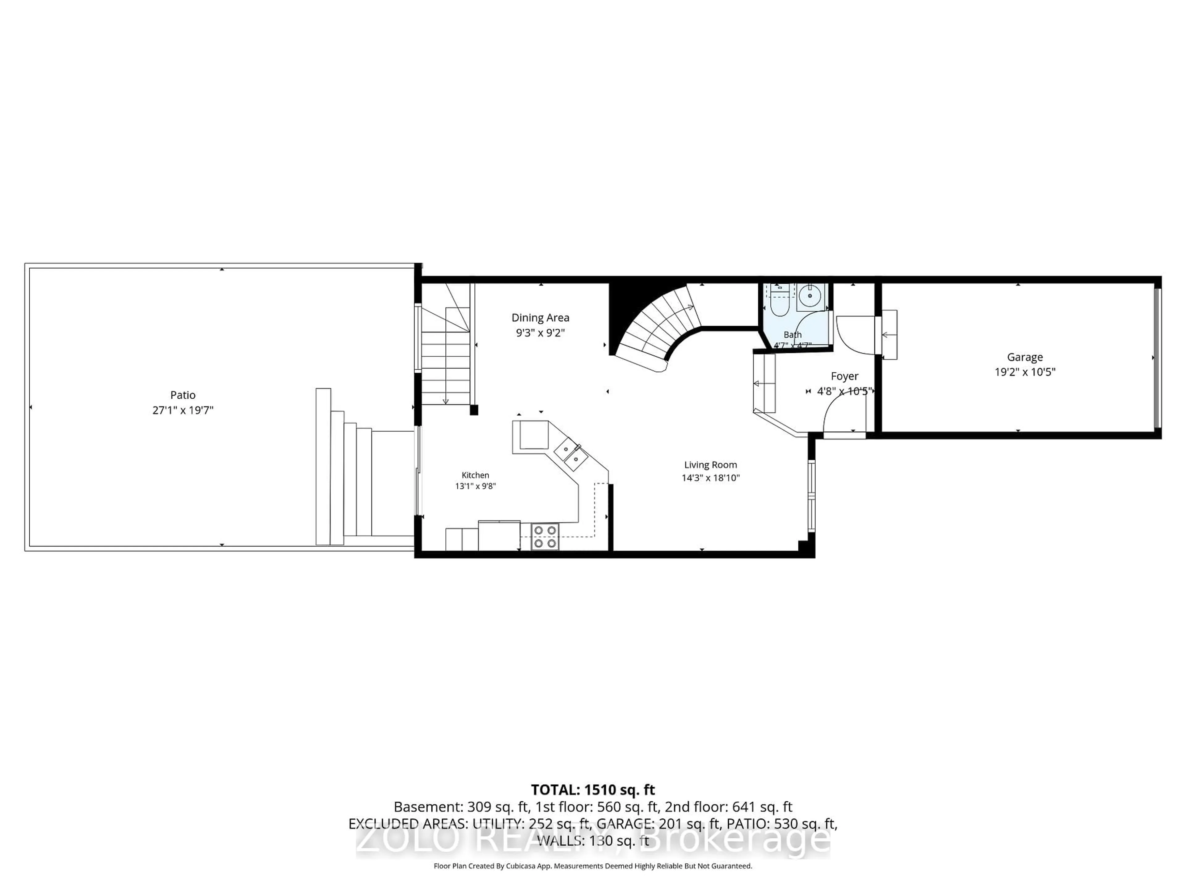 Floor plan for 38 Central Park Dr, Ottawa Ontario K2C 4A3