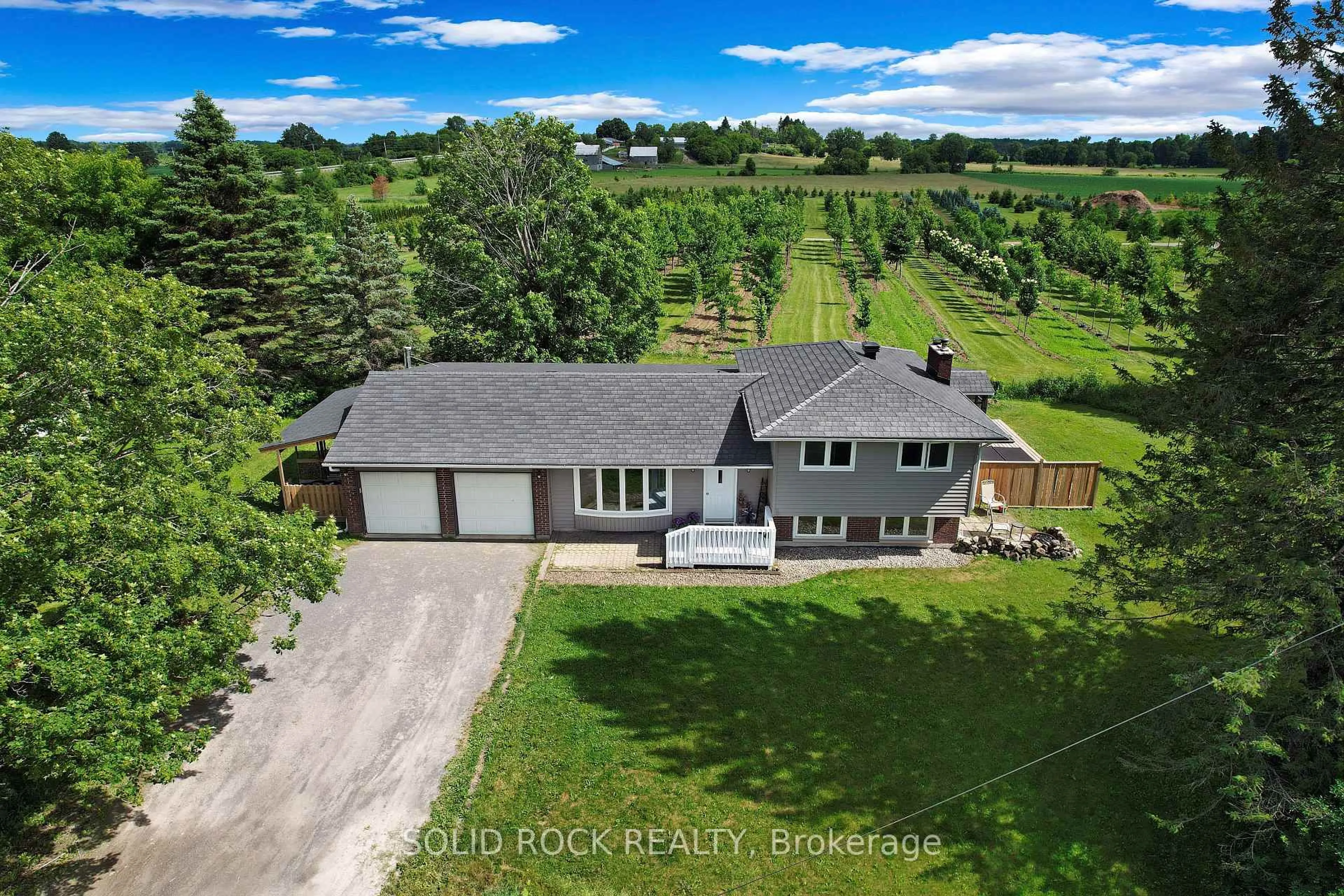 A pic from outside/outdoor area/front of a property/back of a property/a pic from drone, unknown for 1934 Carsonby Rd, North Gower Ontario K0A 2T0