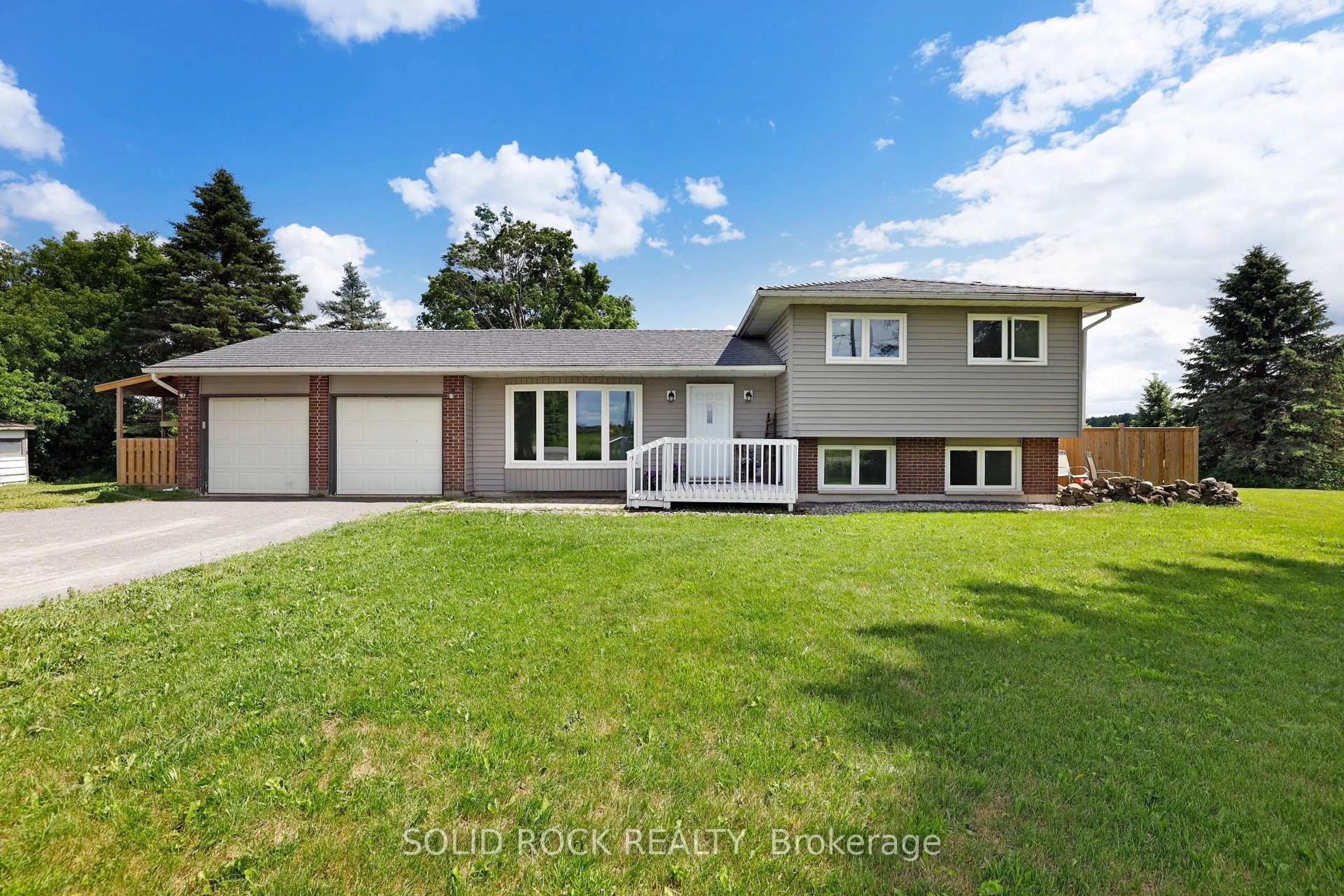 Home with vinyl exterior material, street for 1934 Carsonby Rd, North Gower Ontario K0A 2T0