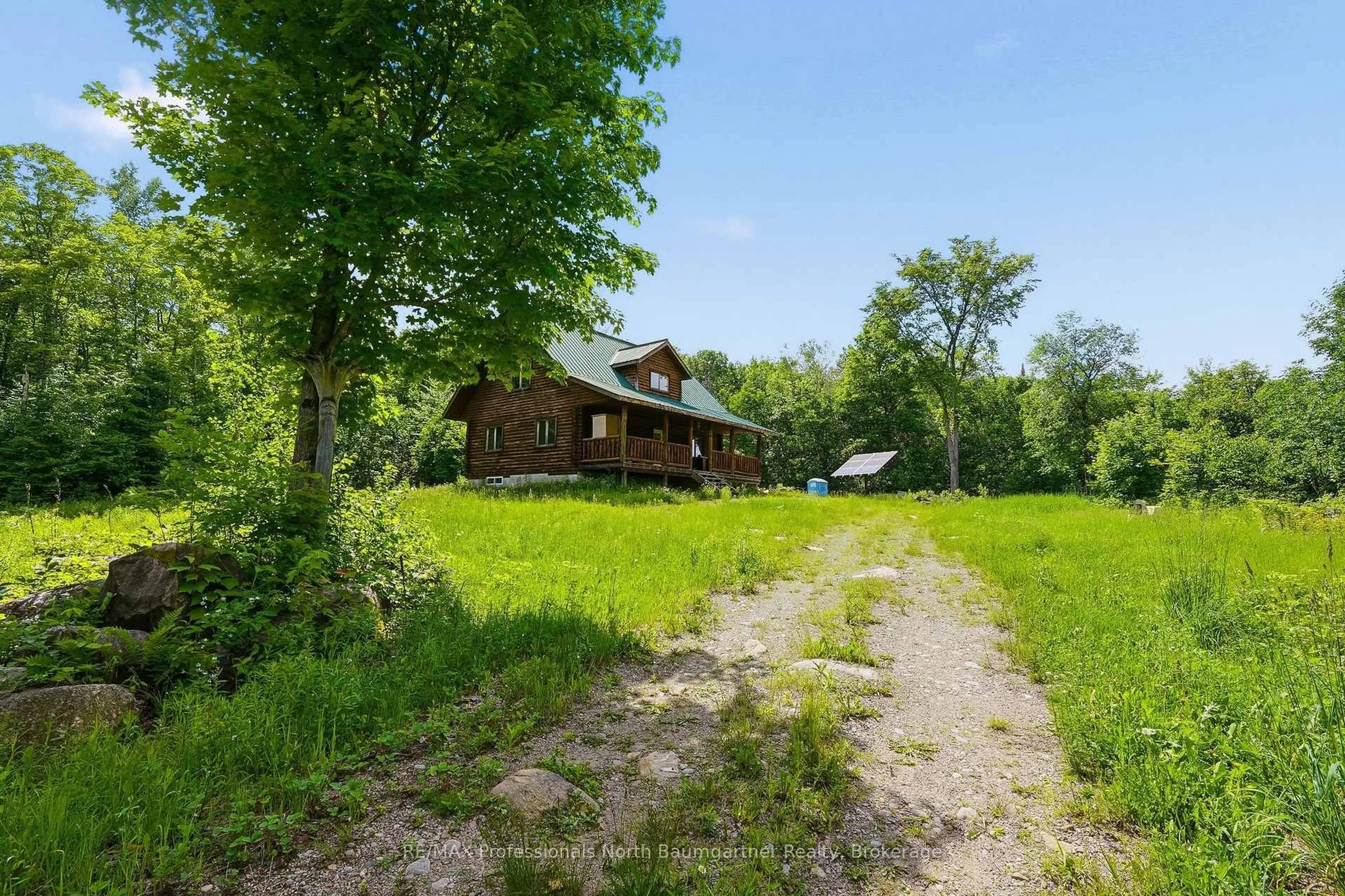 A pic from outside/outdoor area/front of a property/back of a property/a pic from drone, building for 1230 McCrea Rd, Highlands East Ontario K0L 2Y0