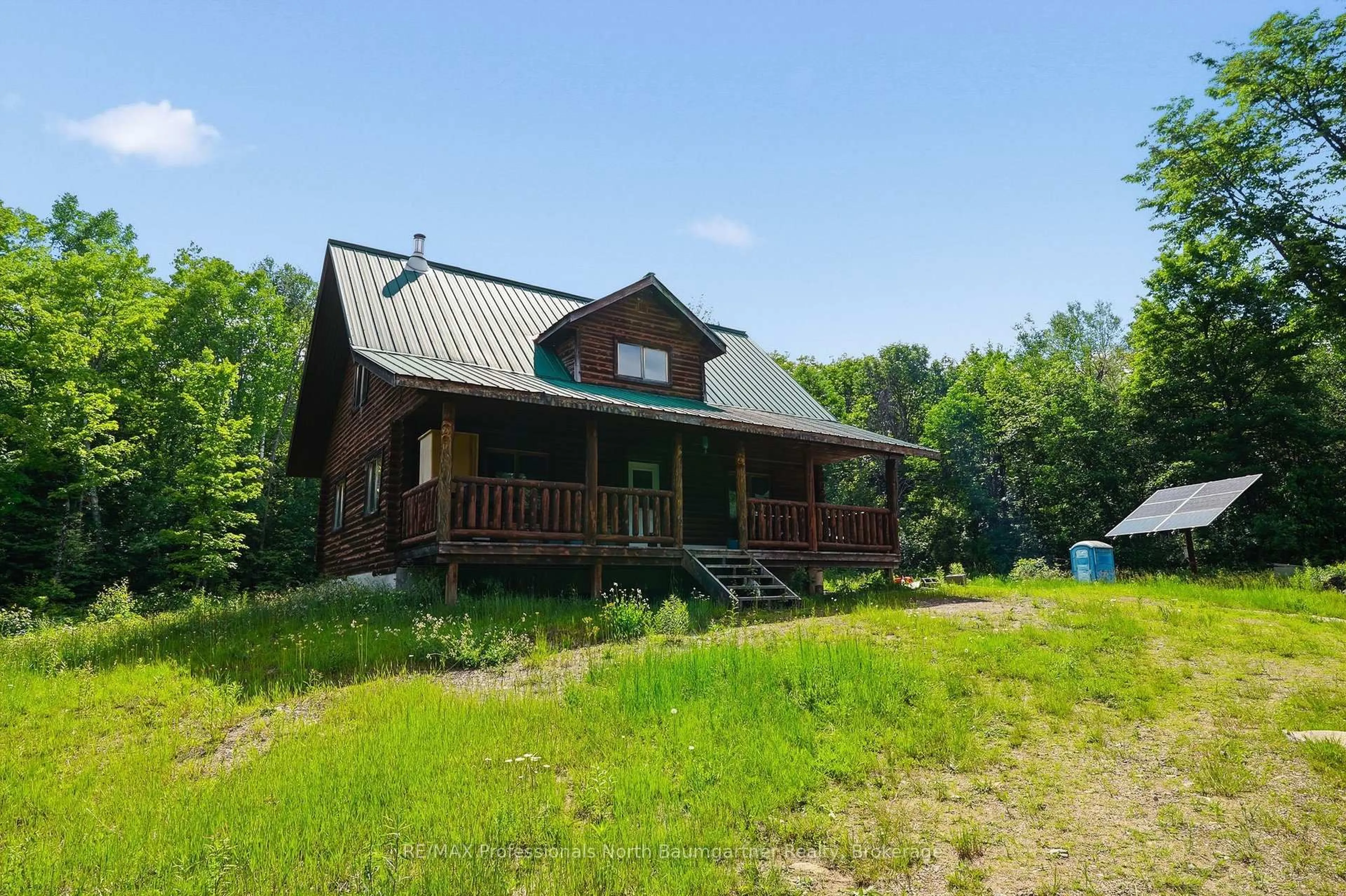 A pic from outside/outdoor area/front of a property/back of a property/a pic from drone, building for 1230 McCrea Rd, Highlands East Ontario K0L 2Y0
