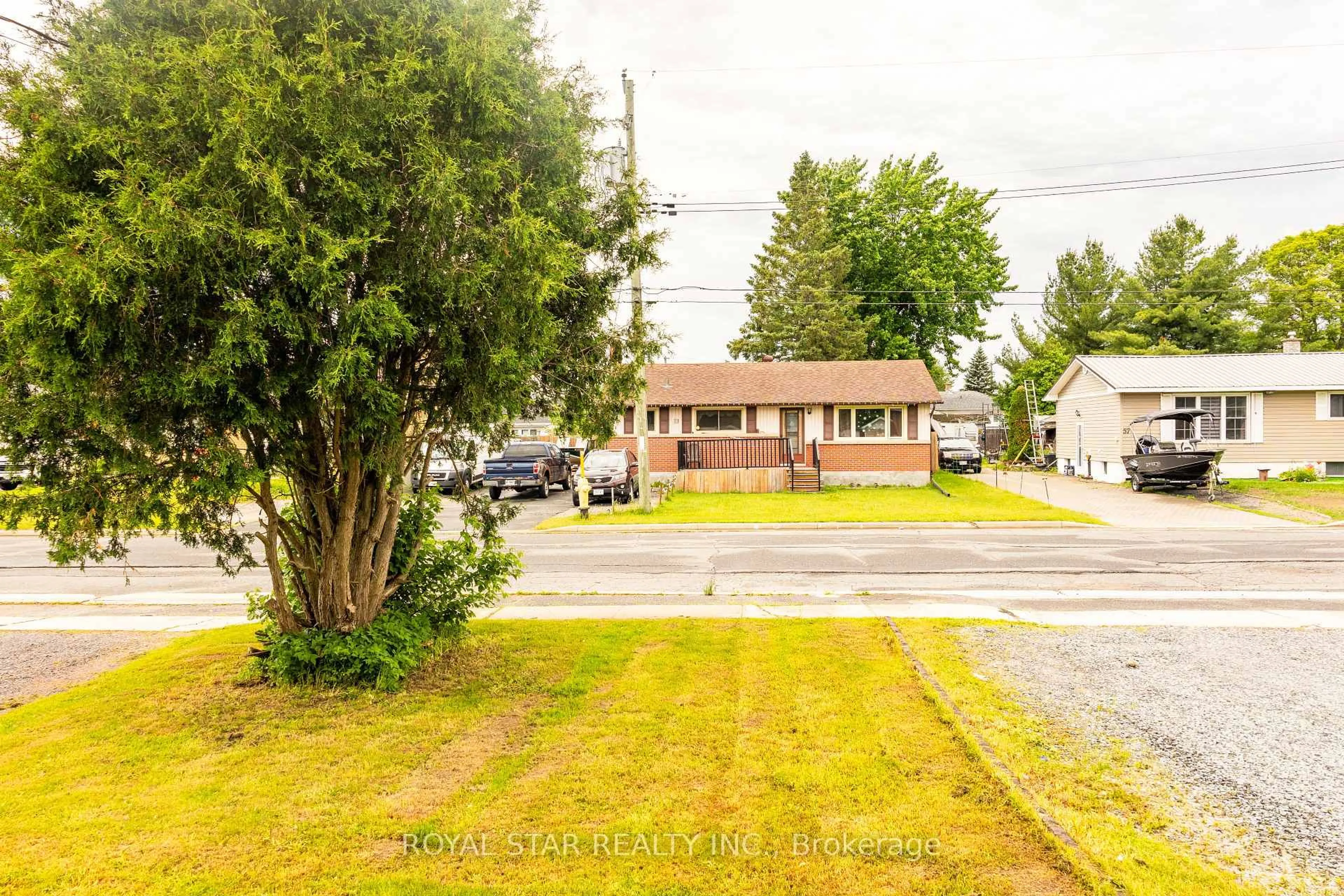 A pic from outside/outdoor area/front of a property/back of a property/a pic from drone, street for 60 Charlotte Ave, Greater Sudbury Ontario P0M 1L0