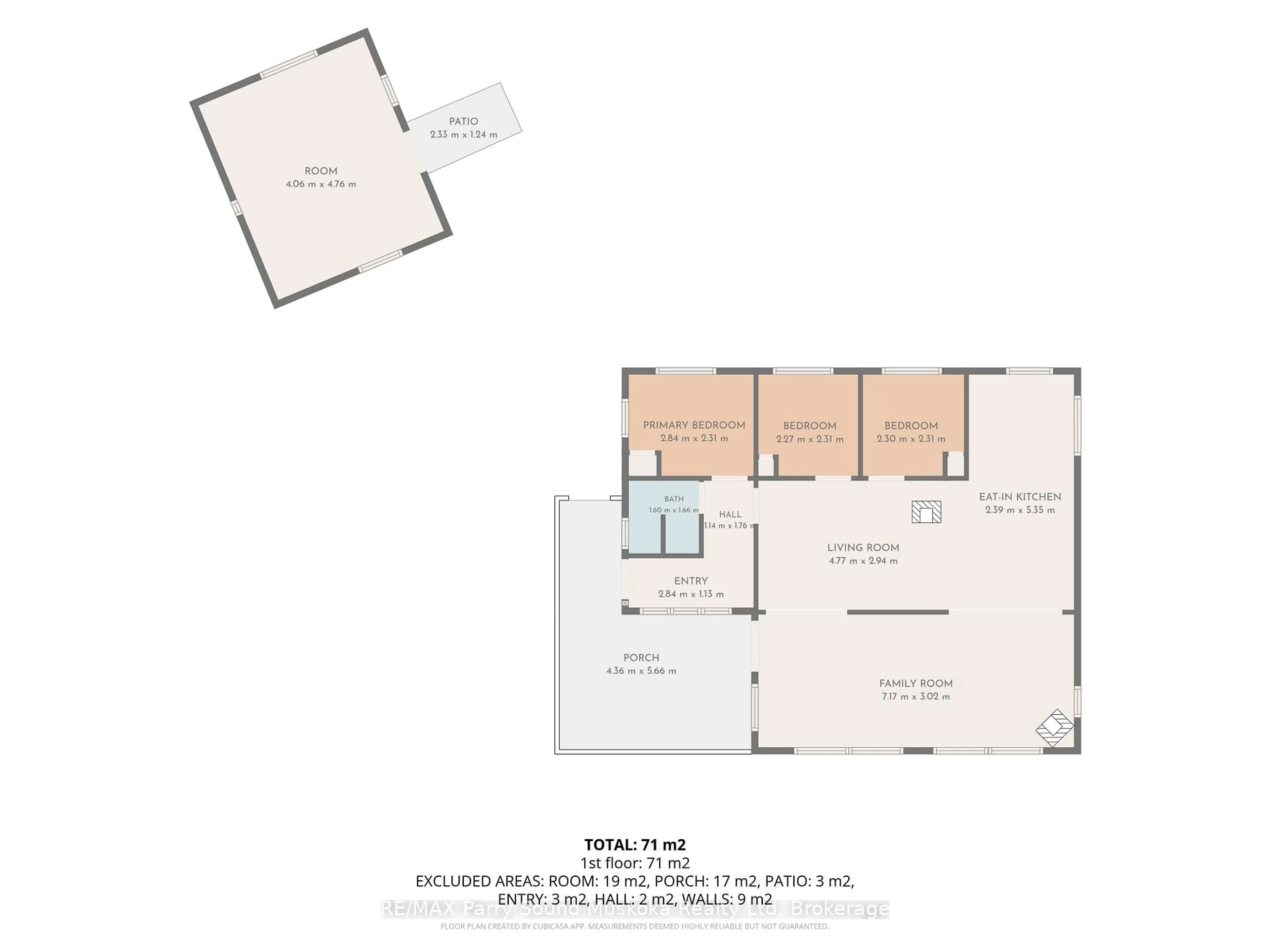 Floor plan for 15 Schmidt Circ, Seguin Ontario P2A 0B2