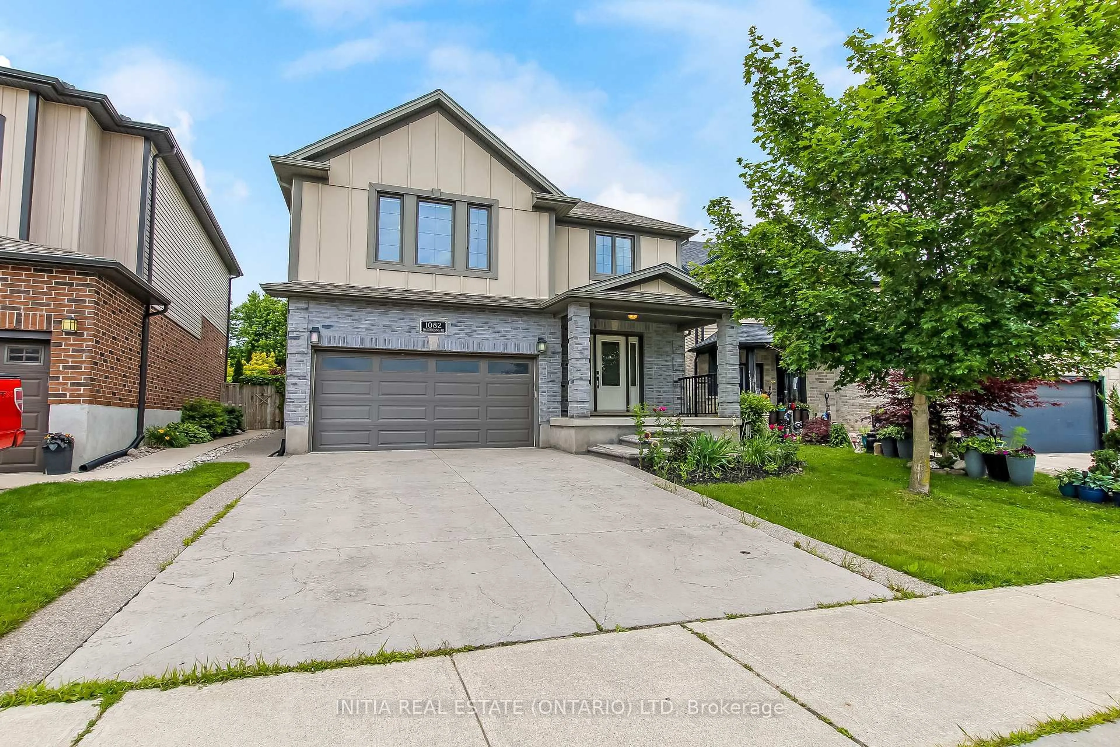 Home with brick exterior material, street for 1082 Oakcrossing Rd, London North Ontario N6H 0A8