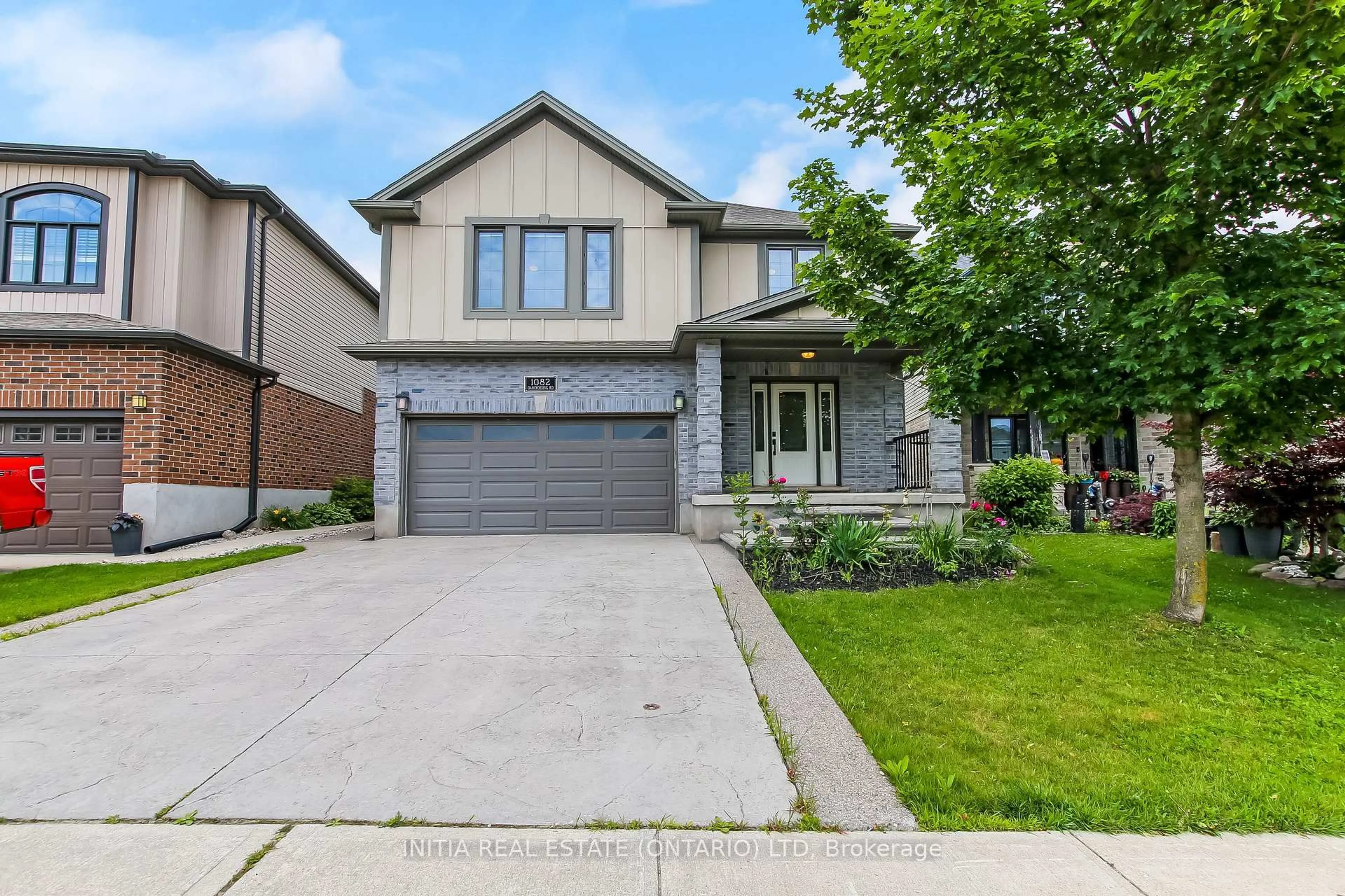 Home with brick exterior material, street for 1082 Oakcrossing Rd, London North Ontario N6H 0A8