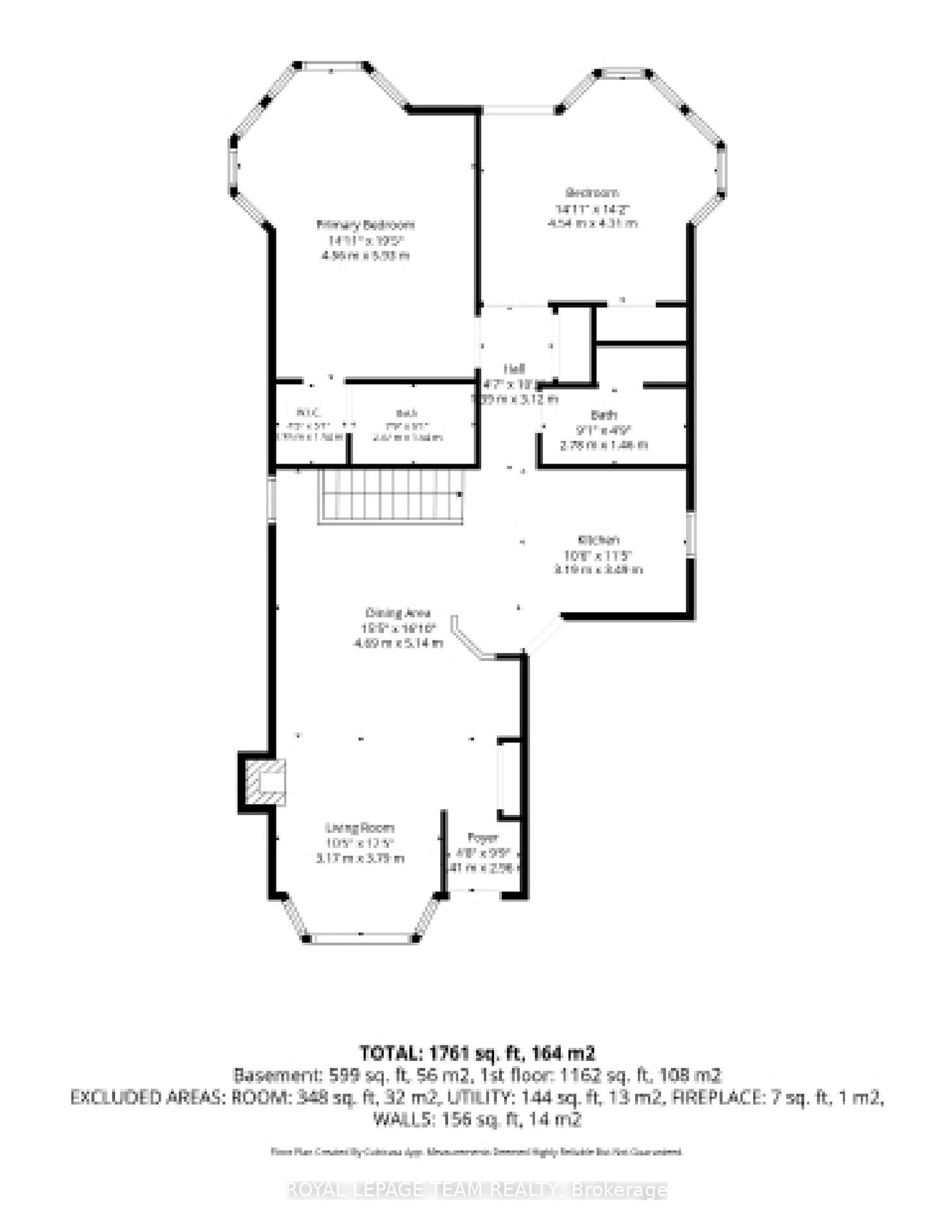 Floor plan for 13 Candow Cres, Ottawa Ontario K2S 1K6