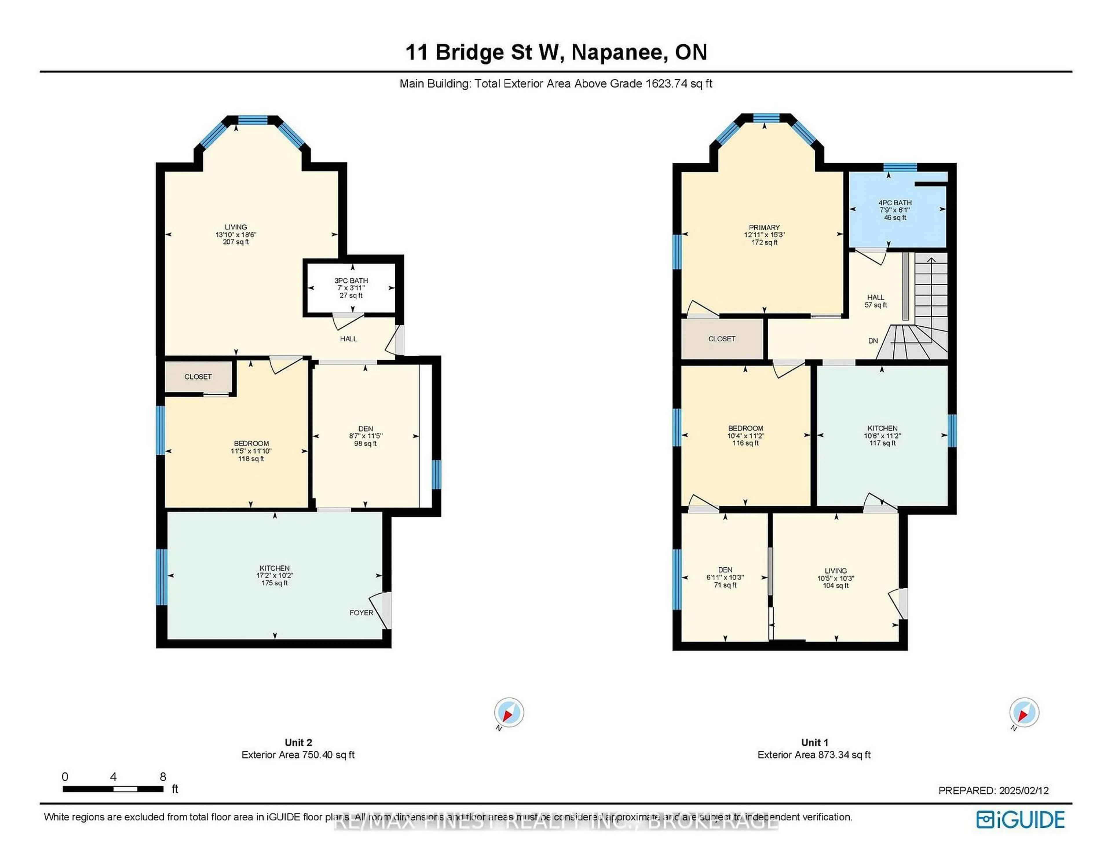 Floor plan for 11A Bridge St #west, Greater Napanee Ontario K7R 2C2