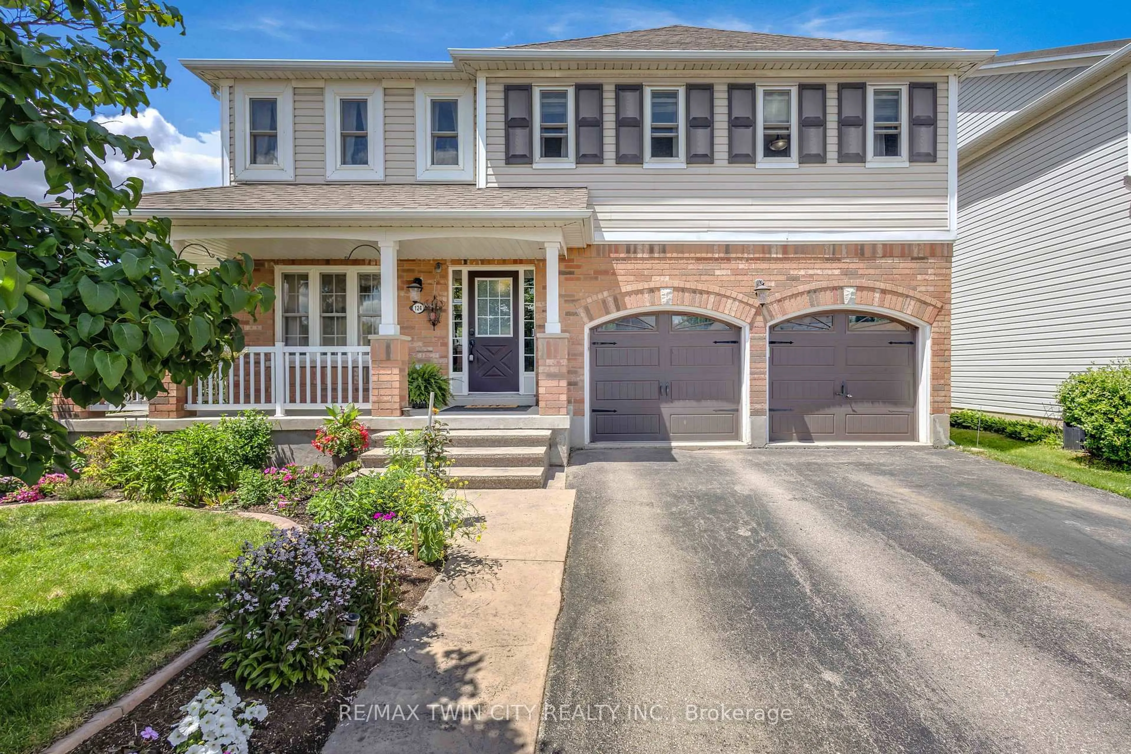 Home with brick exterior material, street for 124 Blackburn Dr, Brantford Ontario N3T 6S2