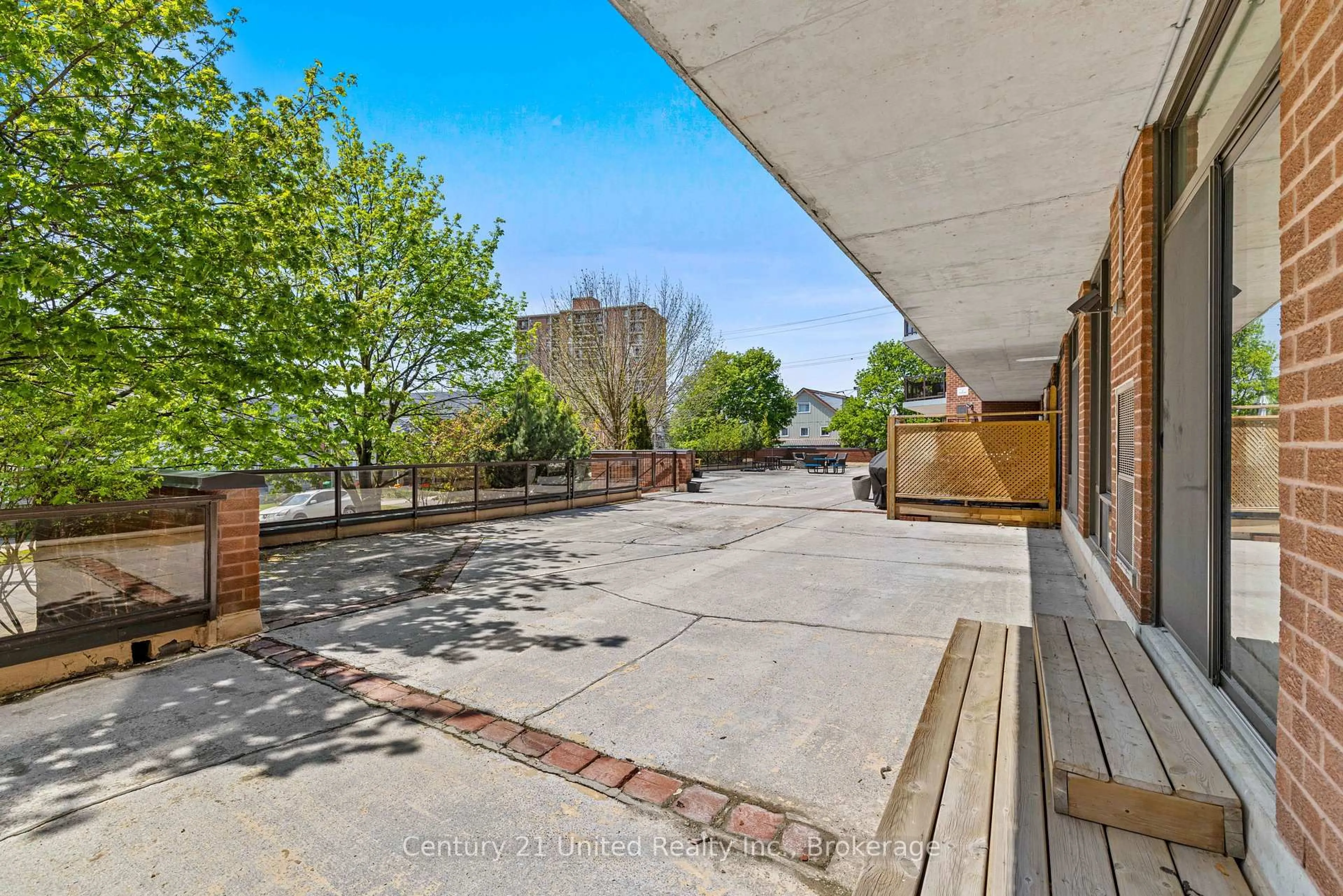 Patio, street for 2 George St #104, Peterborough Ontario K9J 8K8