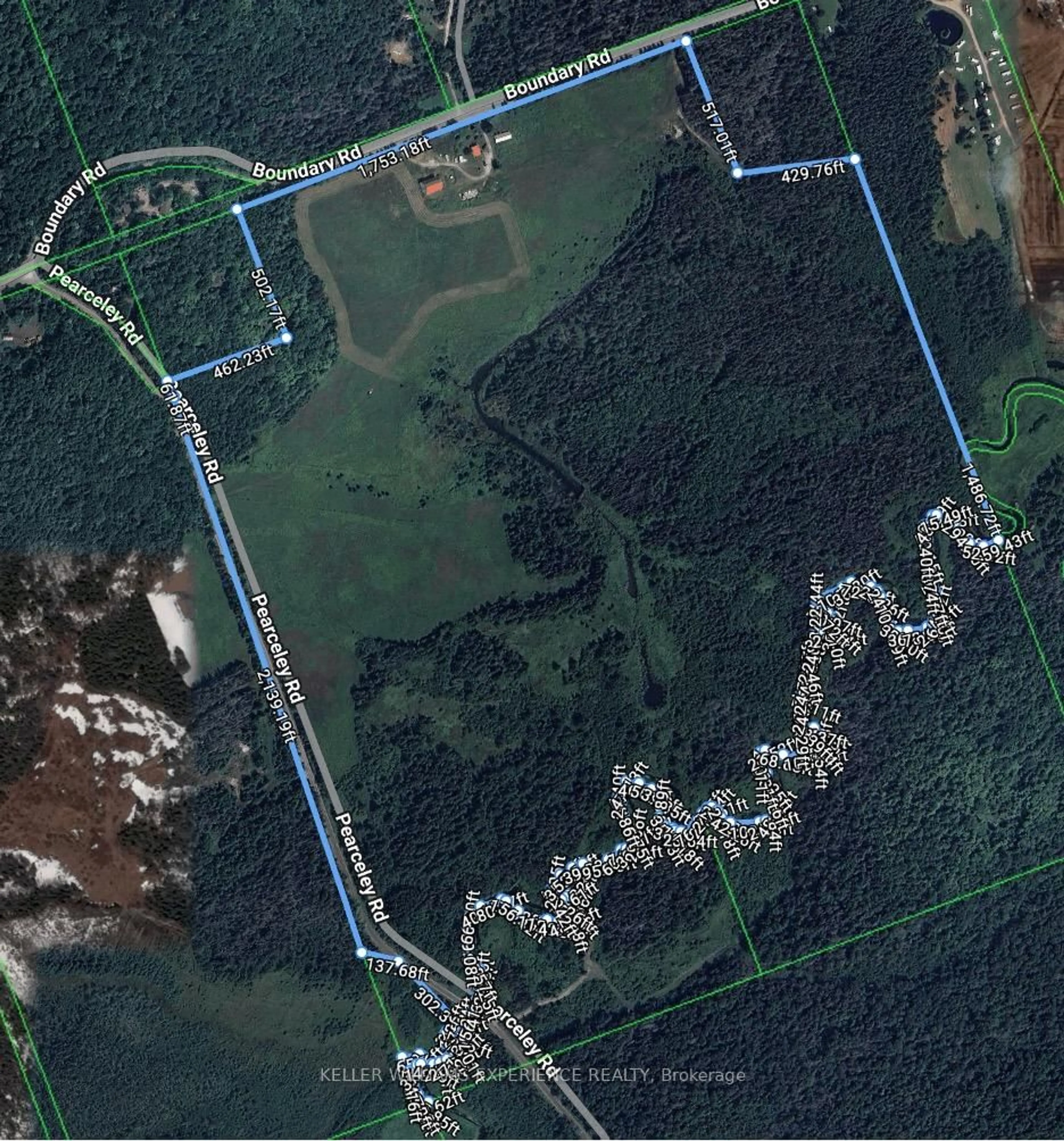 Picture of a map for 3505 Boundary Rd, Parry Sound Remote Area Ontario P0A 1X0