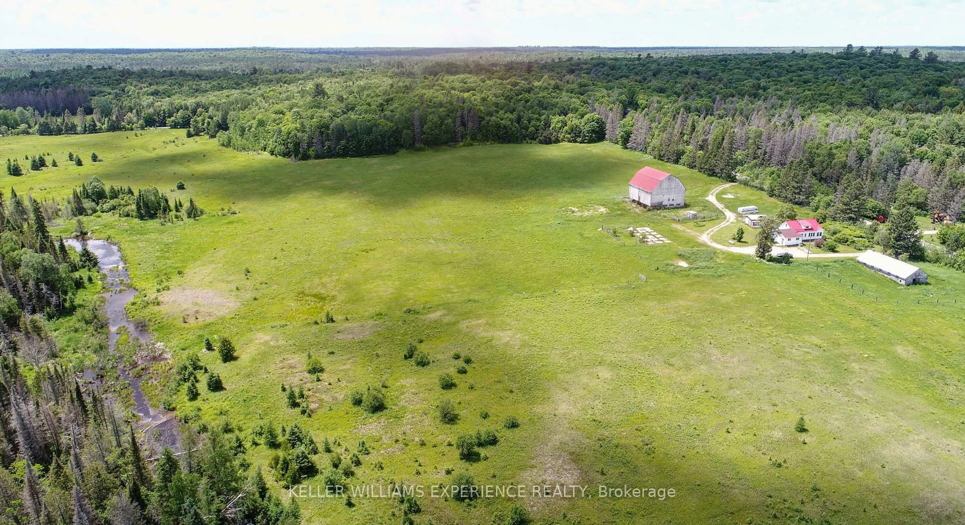 A pic from outside/outdoor area/front of a property/back of a property/a pic from drone, forest/trees view for 3505 Boundary Rd, Parry Sound Remote Area Ontario P0A 1X0