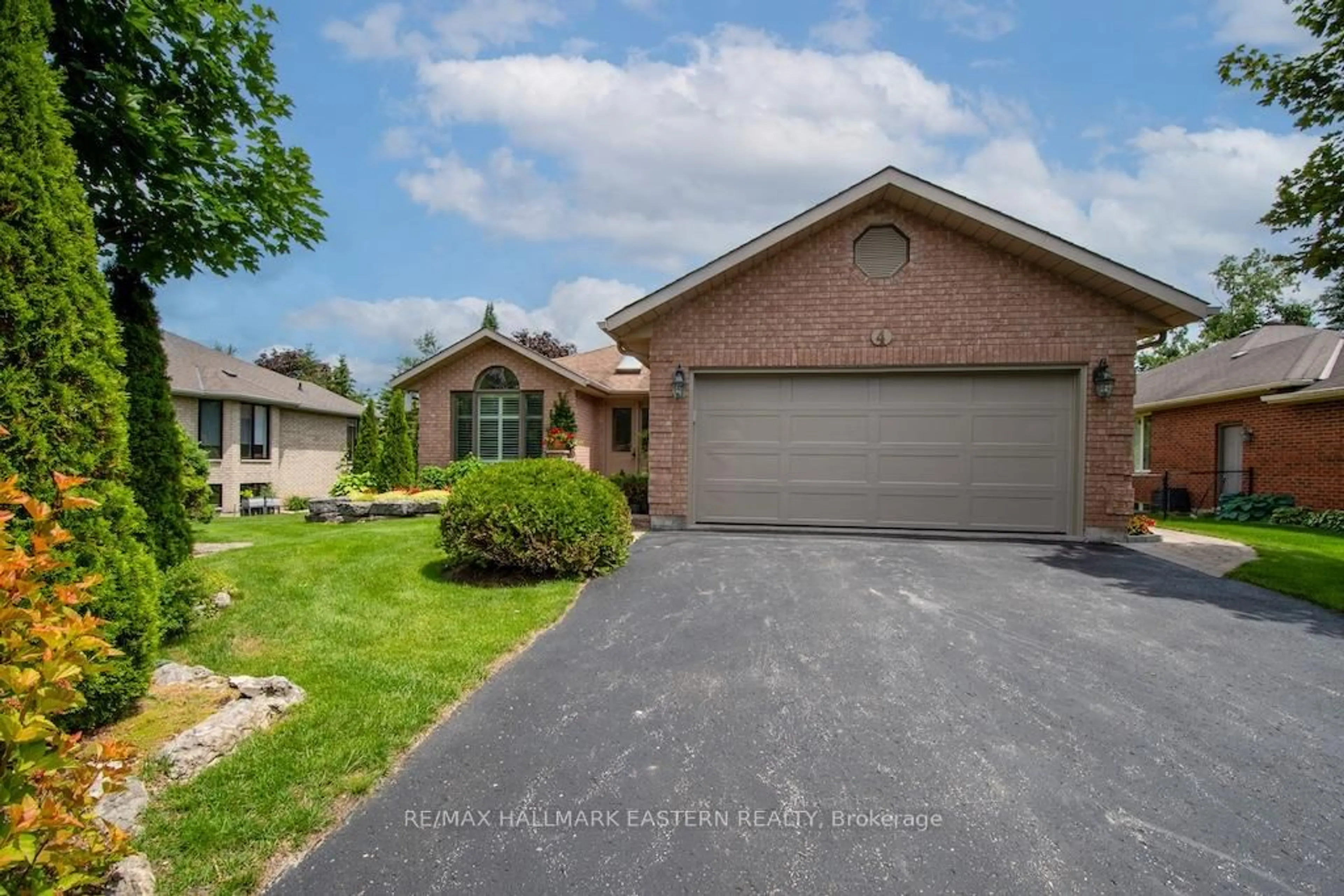 Home with brick exterior material, street for 4 Ports Dr, Kawartha Lakes Ontario K0M 1A0