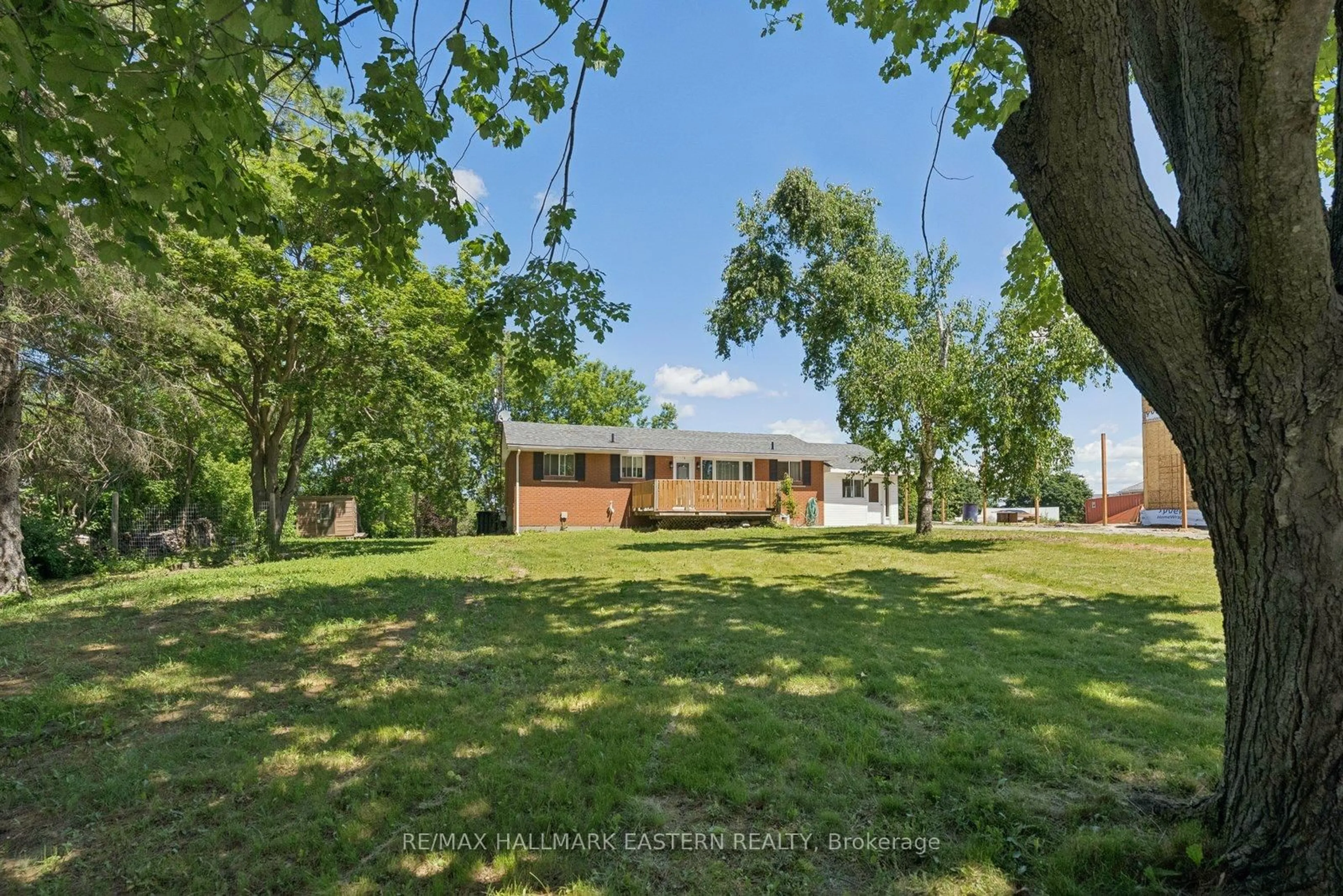 A pic from outside/outdoor area/front of a property/back of a property/a pic from drone, unknown for 7130 SIDEY Dr, Hamilton Township Ontario K9A 4K1