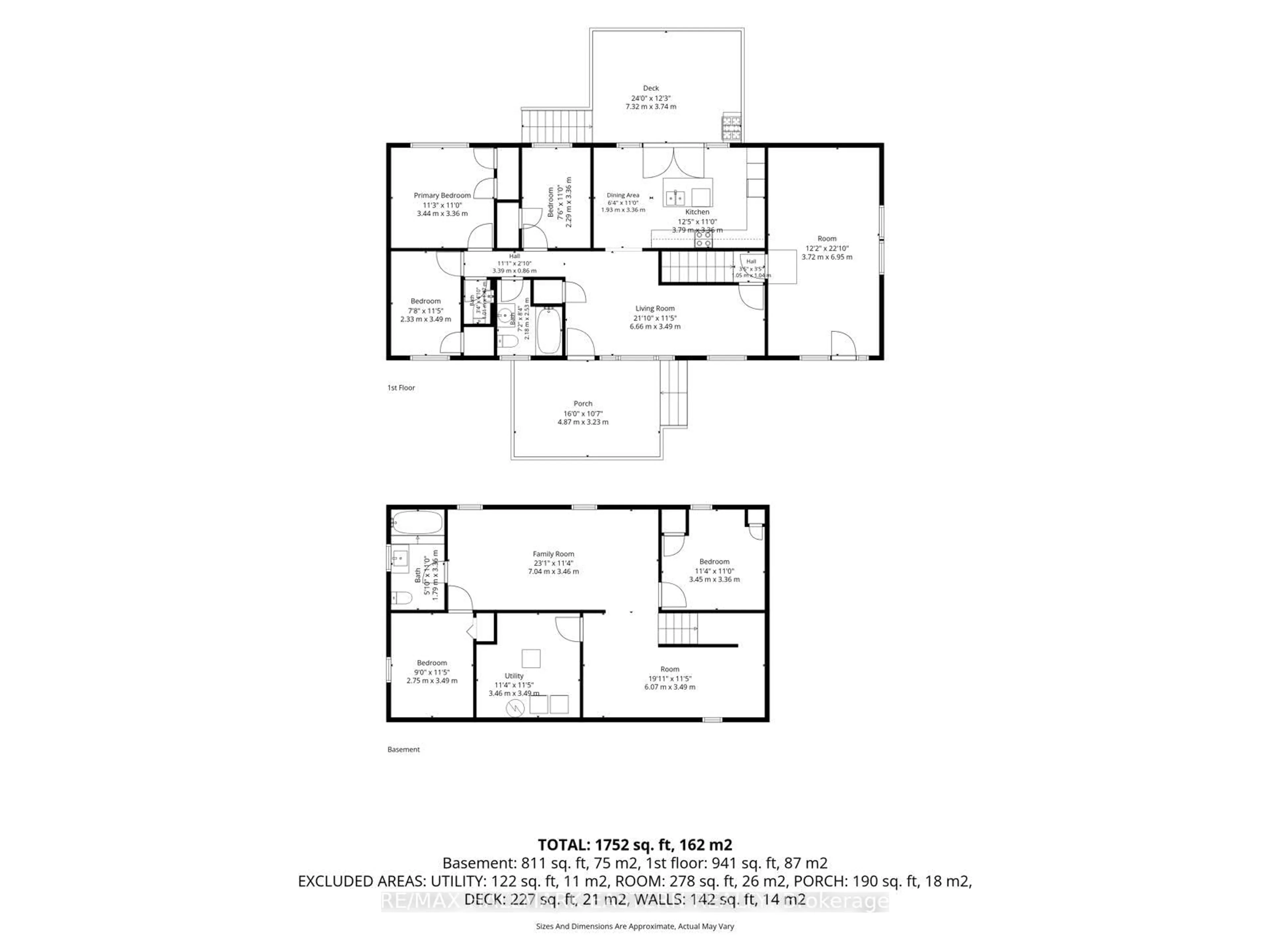 Floor plan for 7130 SIDEY Dr, Hamilton Township Ontario K9A 4K1