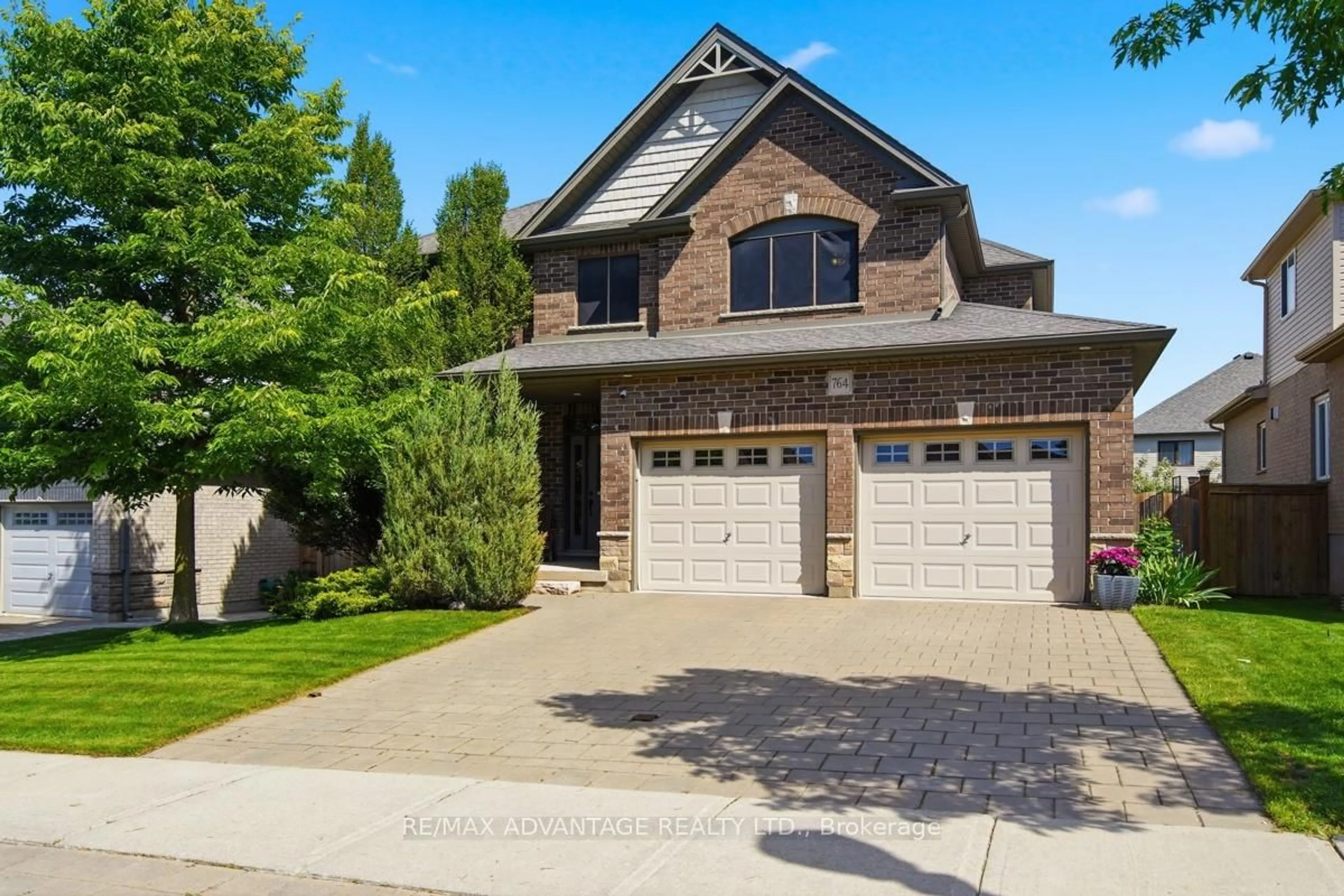 Home with brick exterior material, street for 764 Eclipse Walk, London North Ontario N5X 0K1