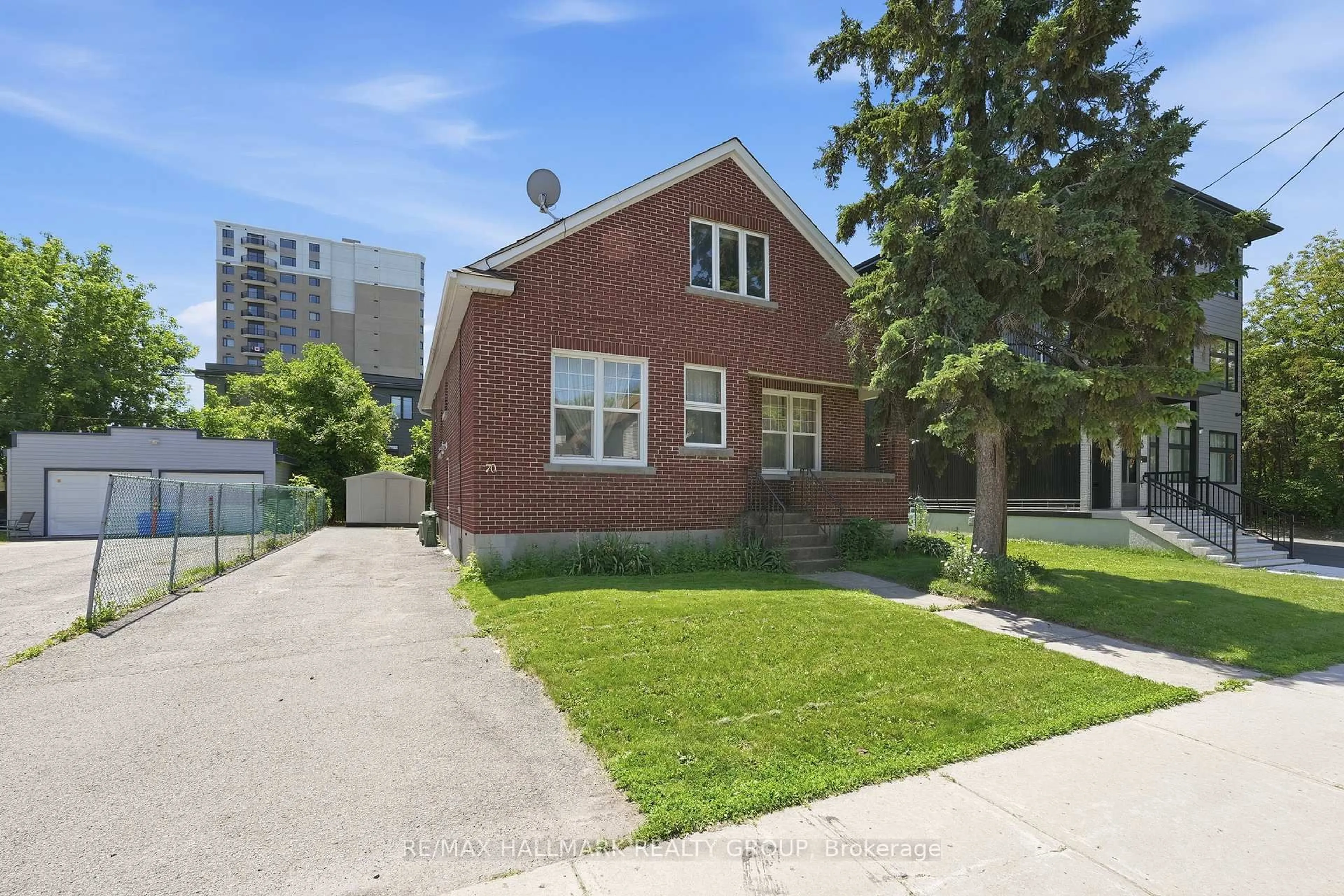 Home with brick exterior material, street for 70 Queen Mary St, Ottawa Ontario K1K 1X7