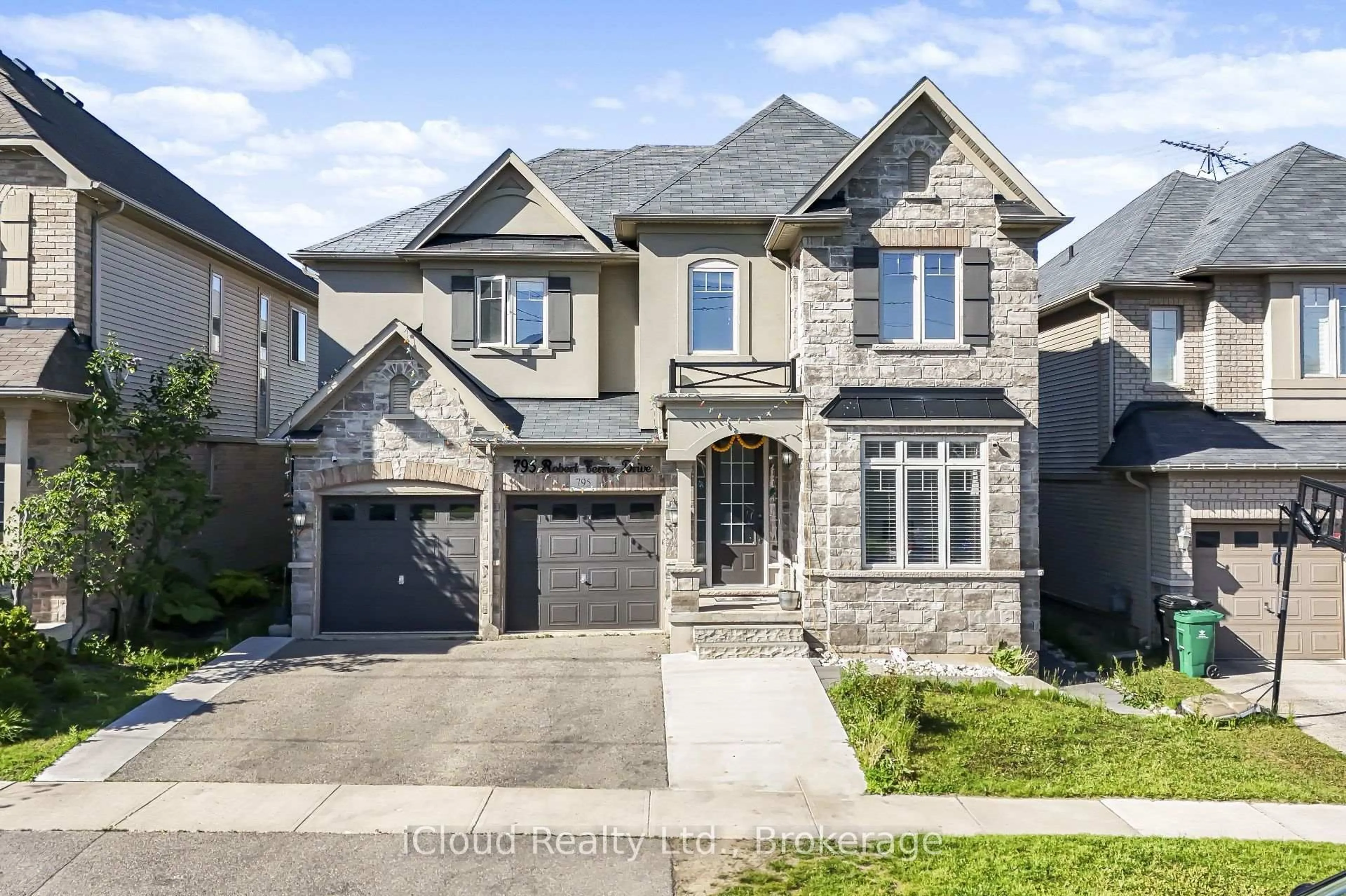 Home with brick exterior material, street for 795 Robert Ferrie Dr, Kitchener Ontario N2R 0B9