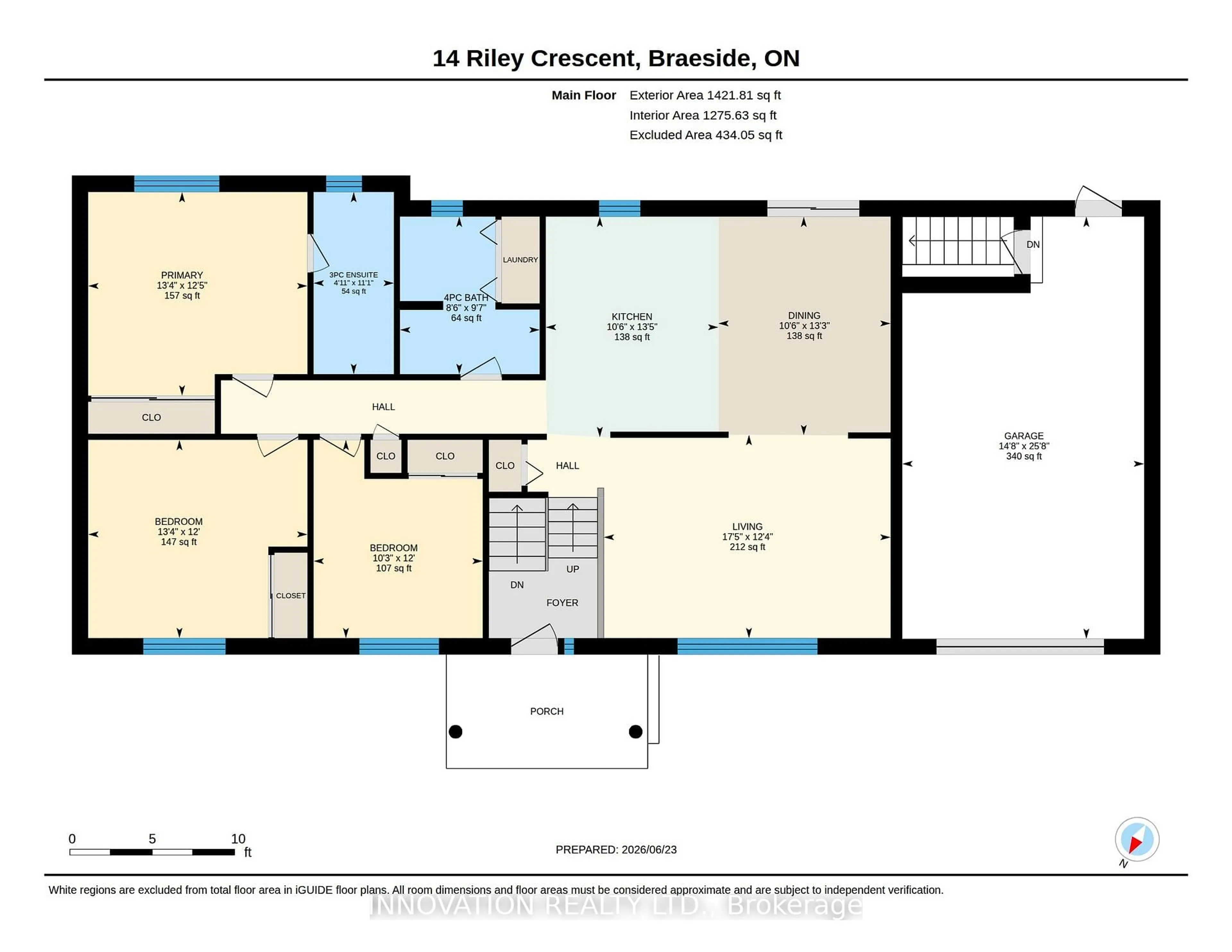 Floor plan for 14 Riley Cres, Braeside Ontario K7S 0E9