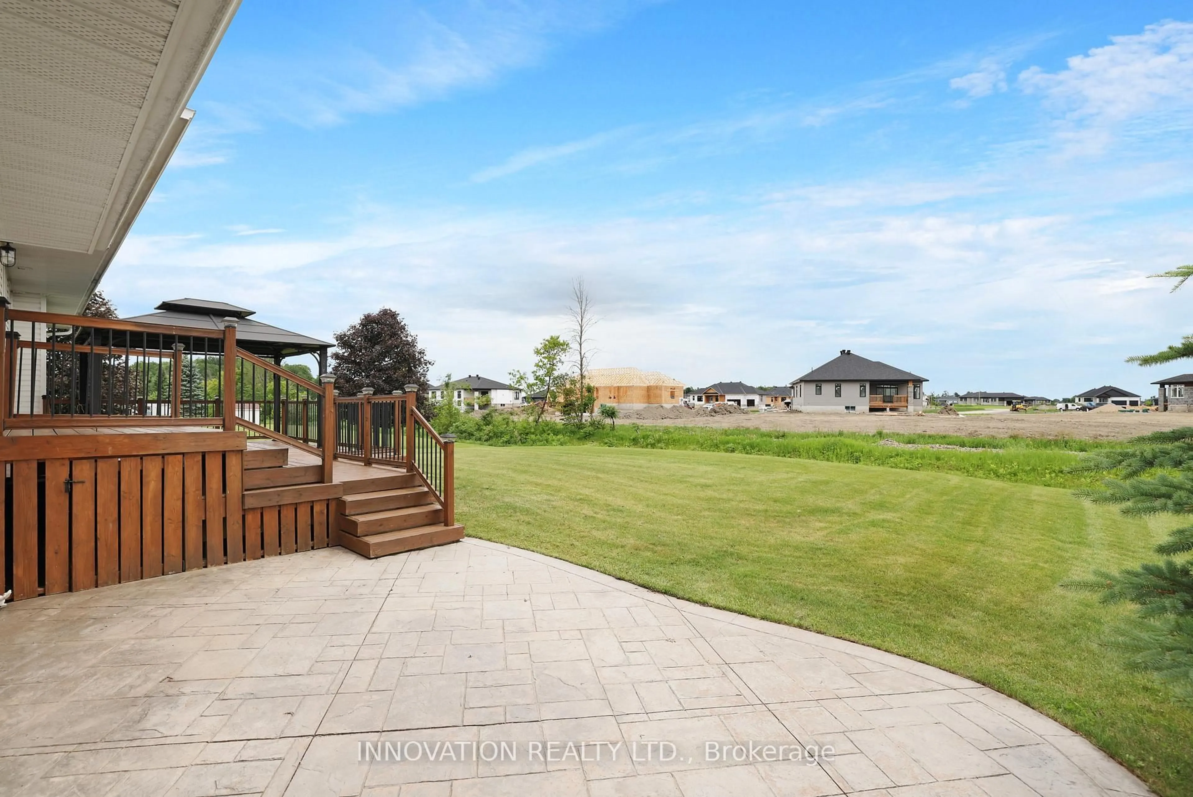 Patio, water/lake/river/ocean view for 14 Riley Cres, Braeside Ontario K7S 0E9