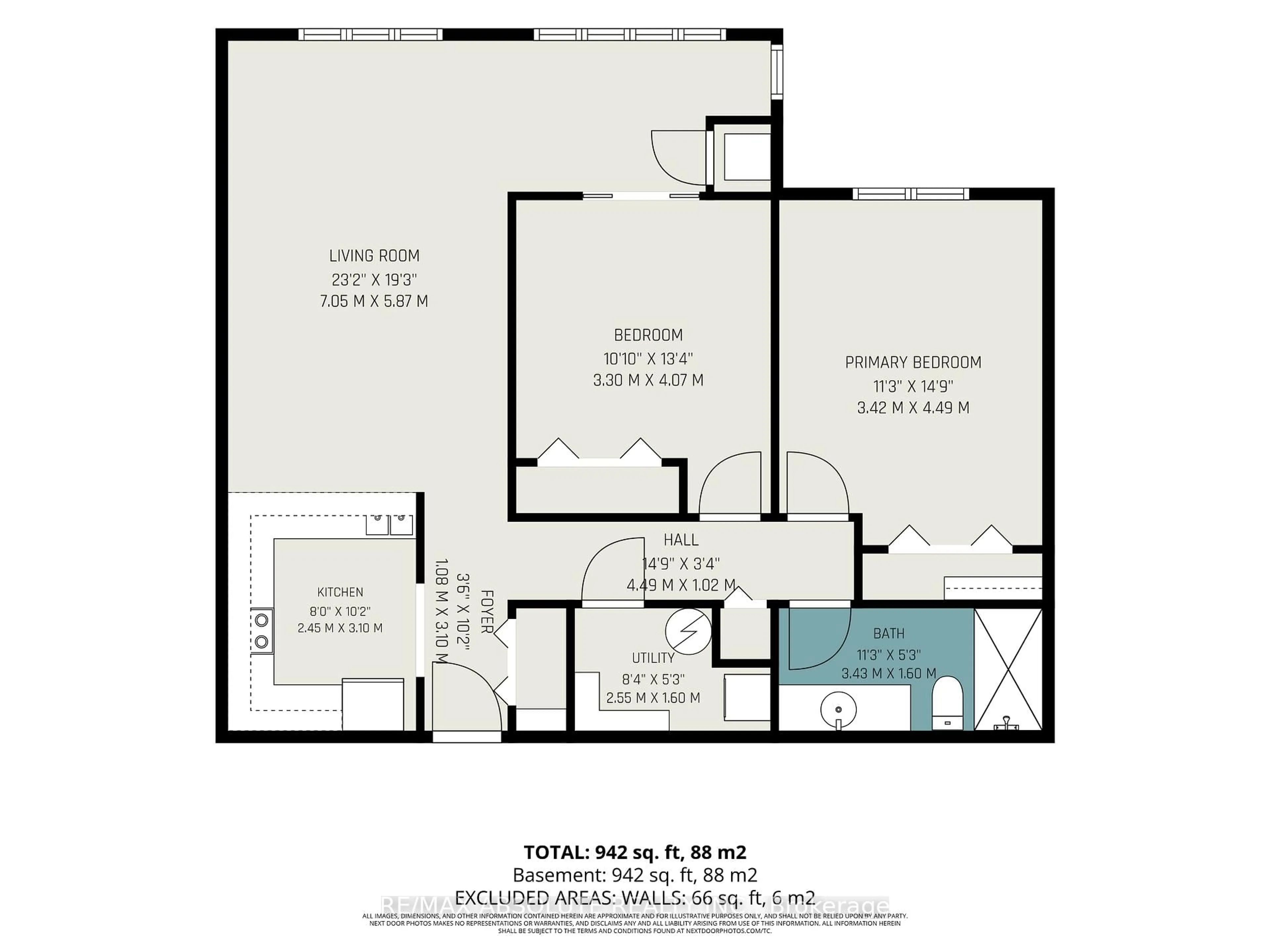 Floor plan for 61 Jack Cres #303, Arnprior Ontario K7S 3T7