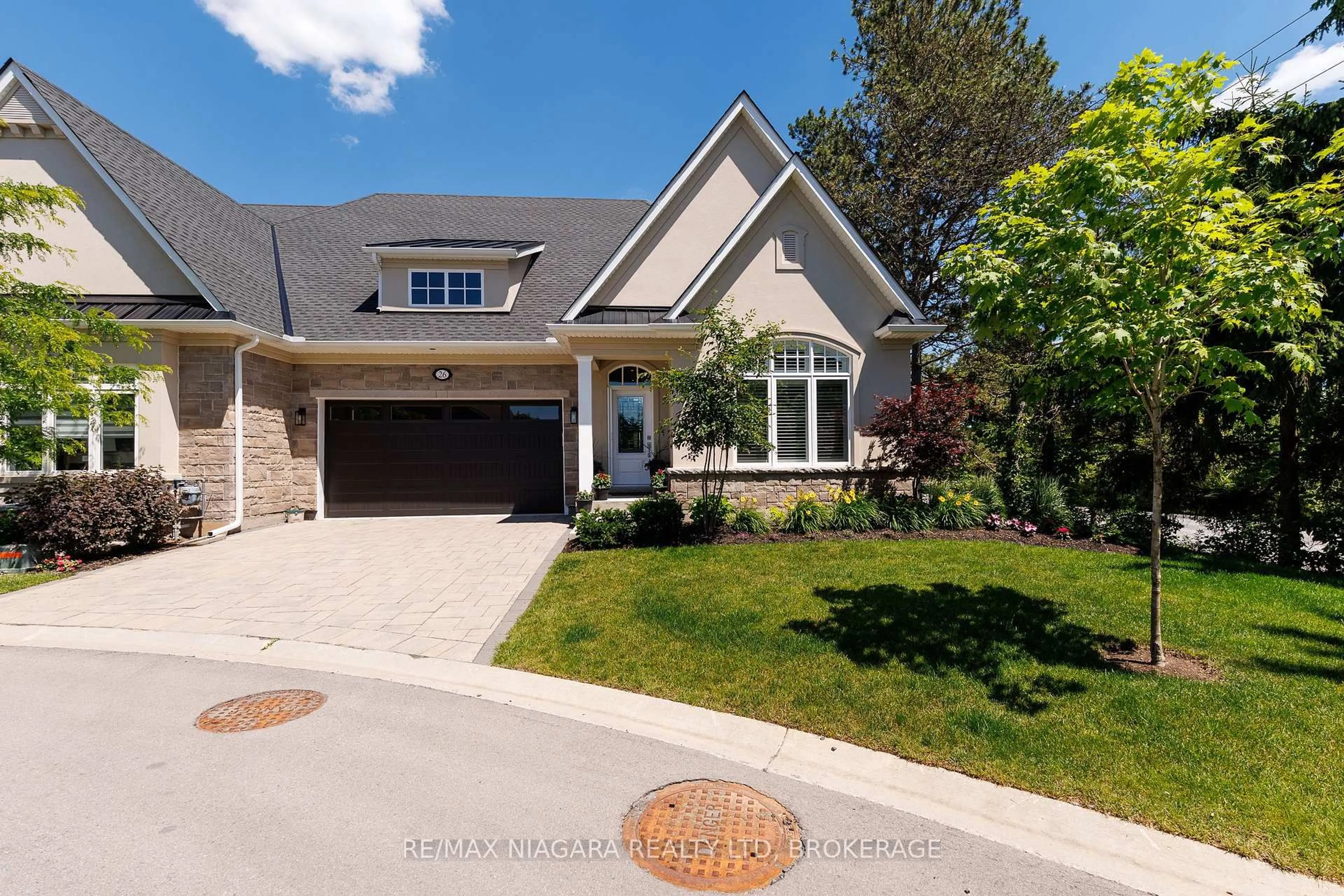 Home with brick exterior material, street for 26 Sassafras Row, Fort Erie Ontario L0S 1N0