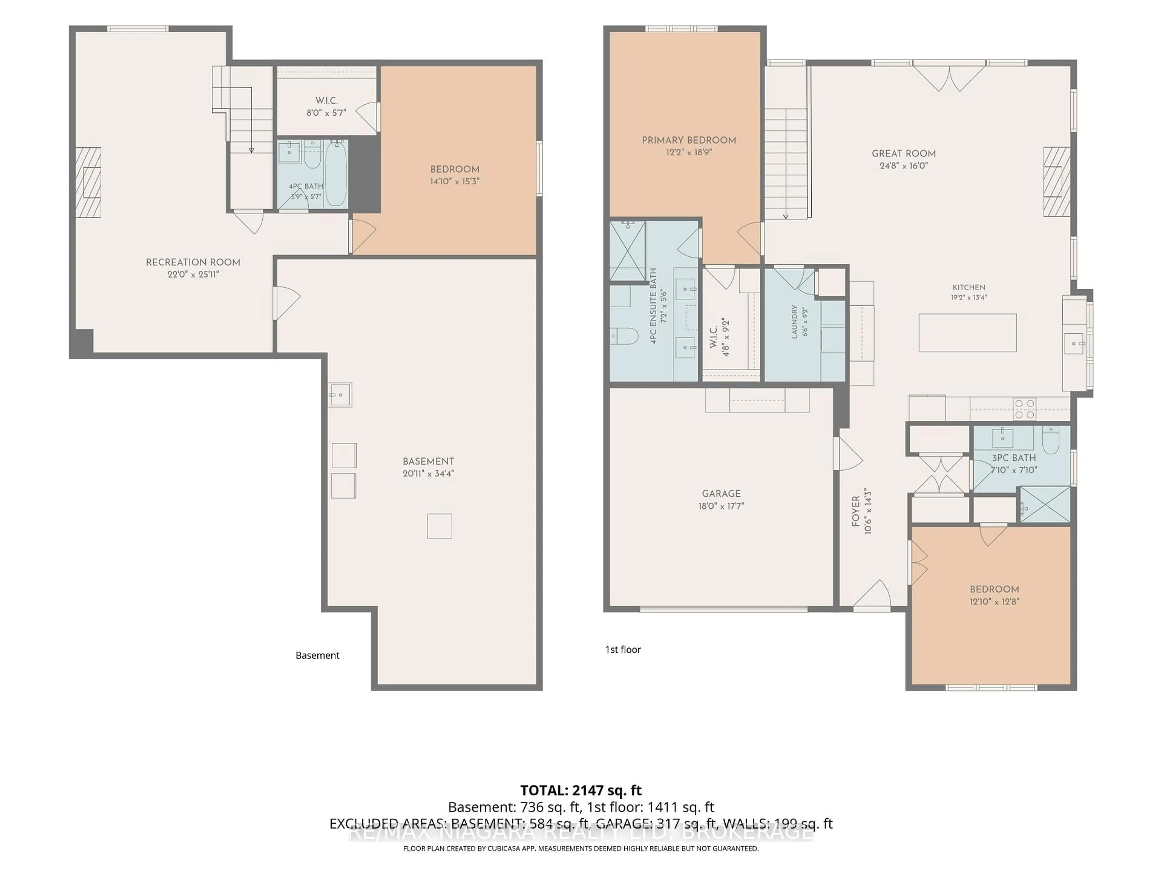 Floor plan for 26 Sassafras Row, Fort Erie Ontario L0S 1N0