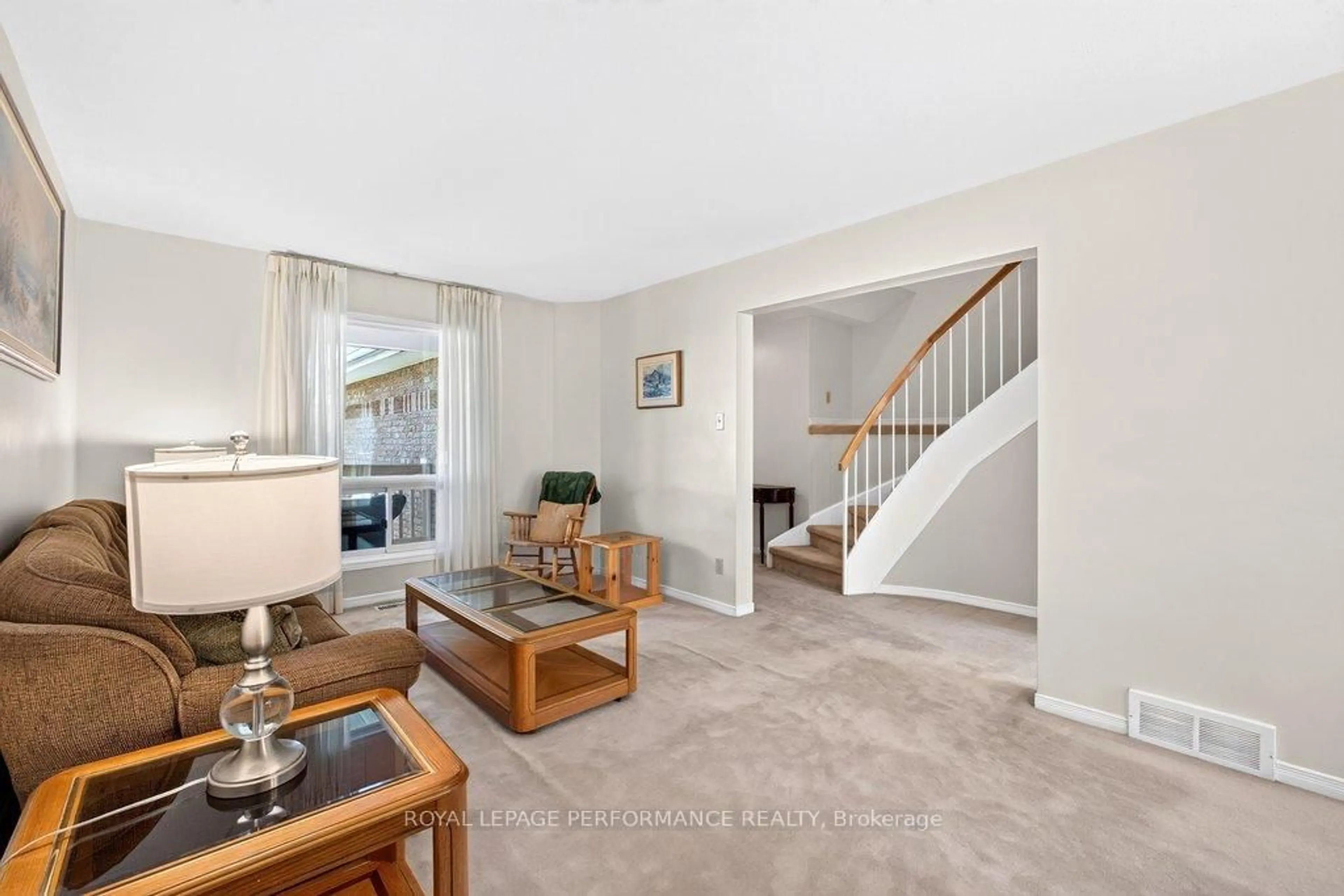 Living room with furniture, unknown for 38 Burlington Cres, Ottawa Ontario K1T 3K6