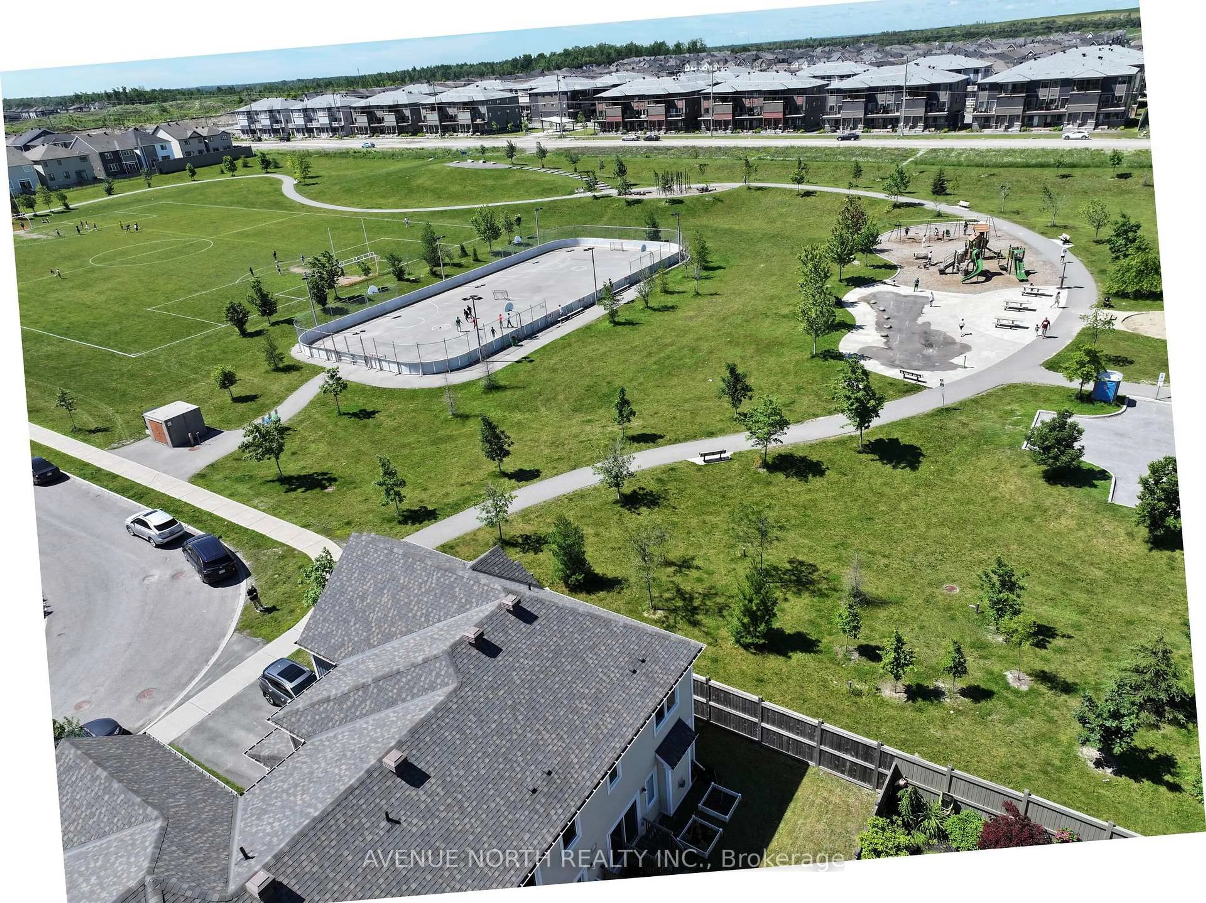 A pic from outside/outdoor area/front of a property/back of a property/a pic from drone, unknown for 558 Ensatina Cres, Ottawa Ontario K2J 6H4