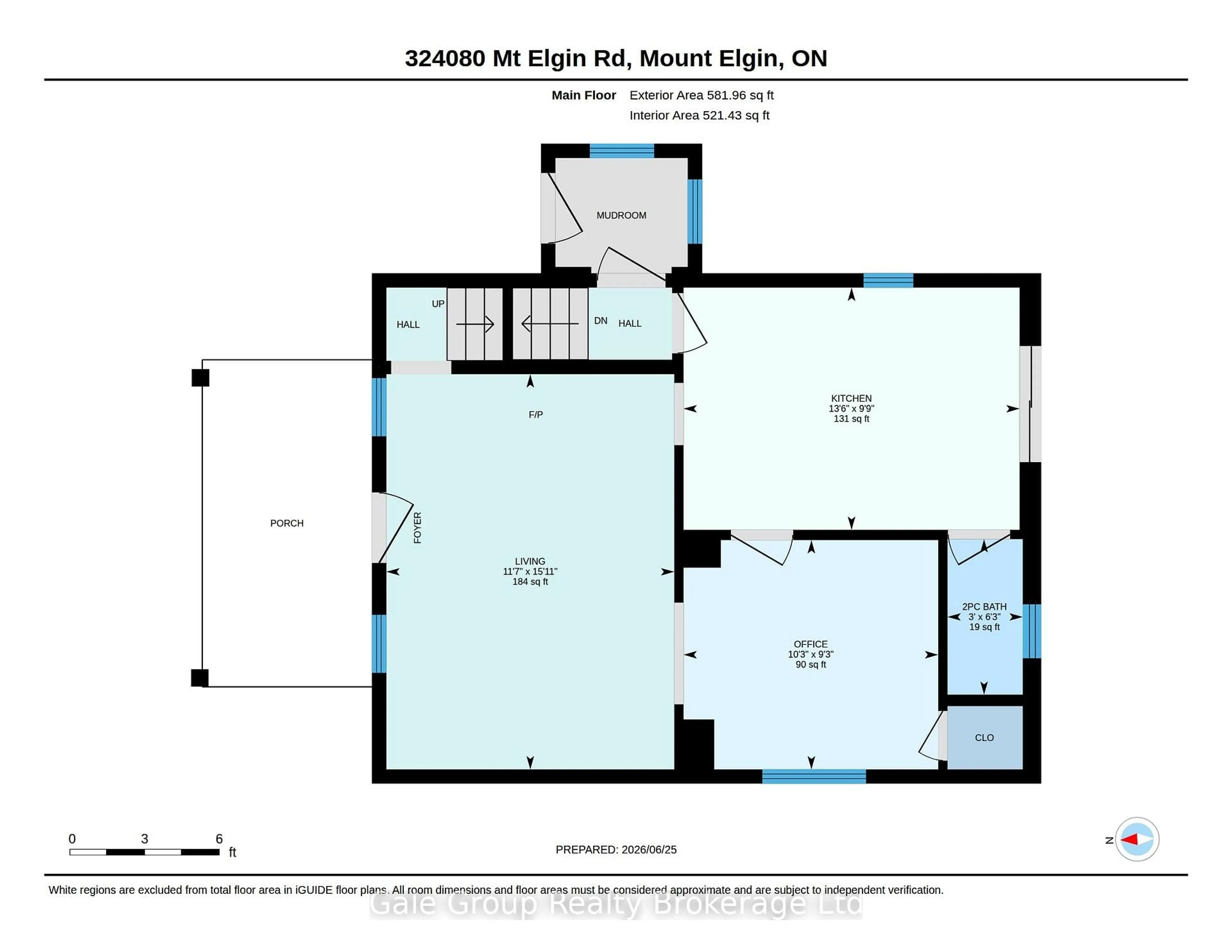 Floor plan for 324080 Mount Elgin Rd, South-West Oxford Ontario N0J 1N0