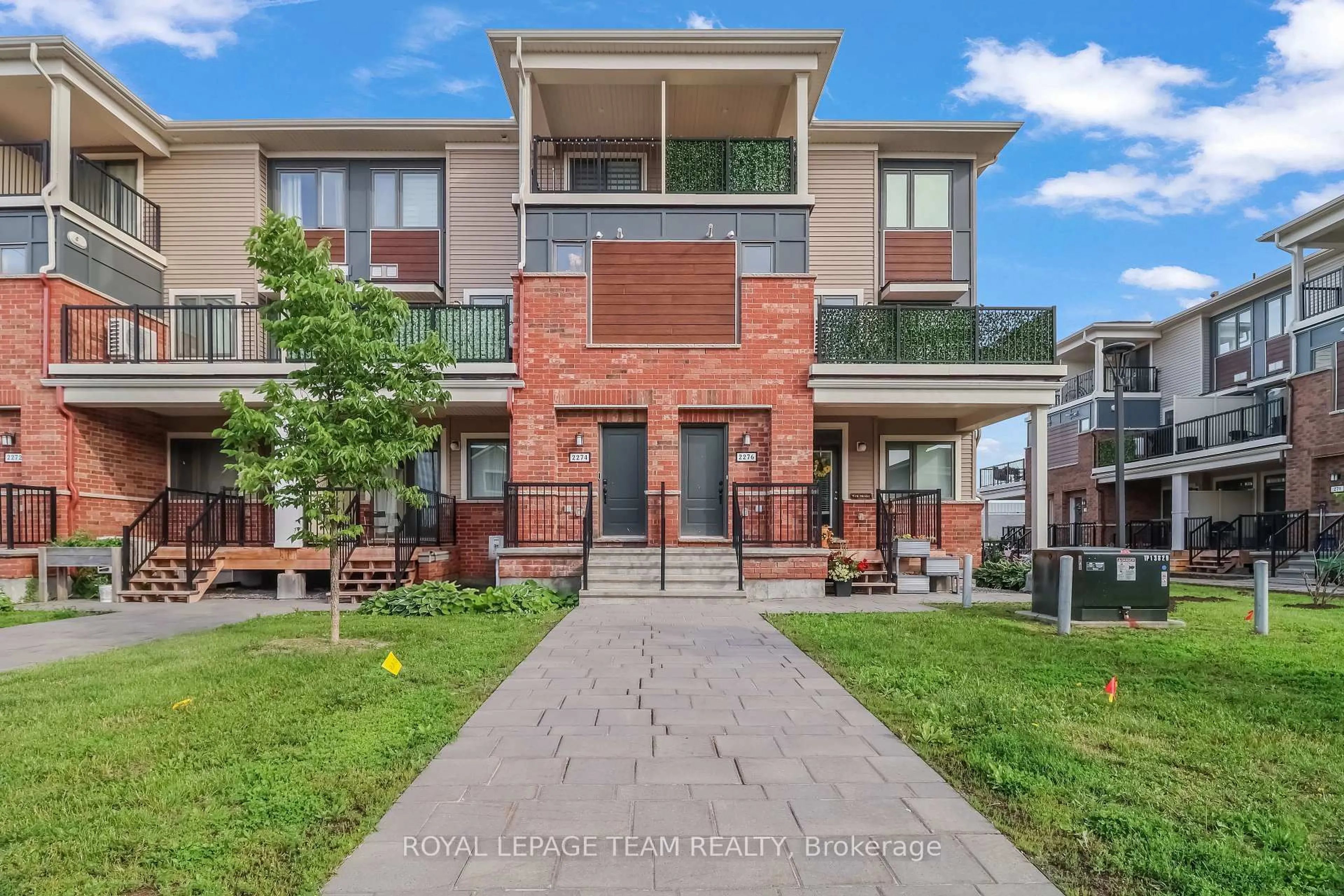 Home with brick exterior material, street for 2274 Watercolours Way, Ottawa Ontario K2J 6N2