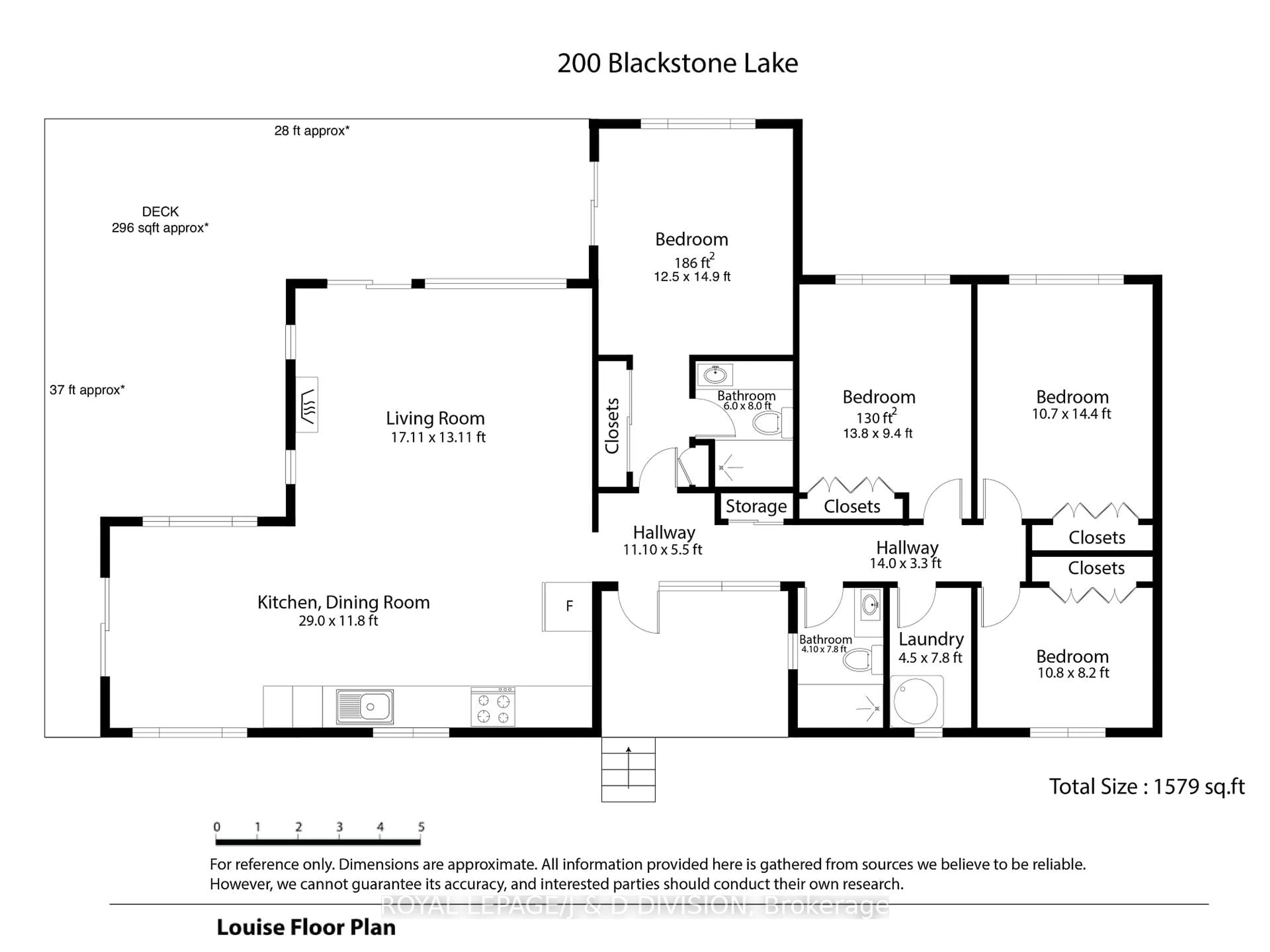Floor plan for 200 Blackstone Lake Water, The Archipelago Ontario P0G 1G0