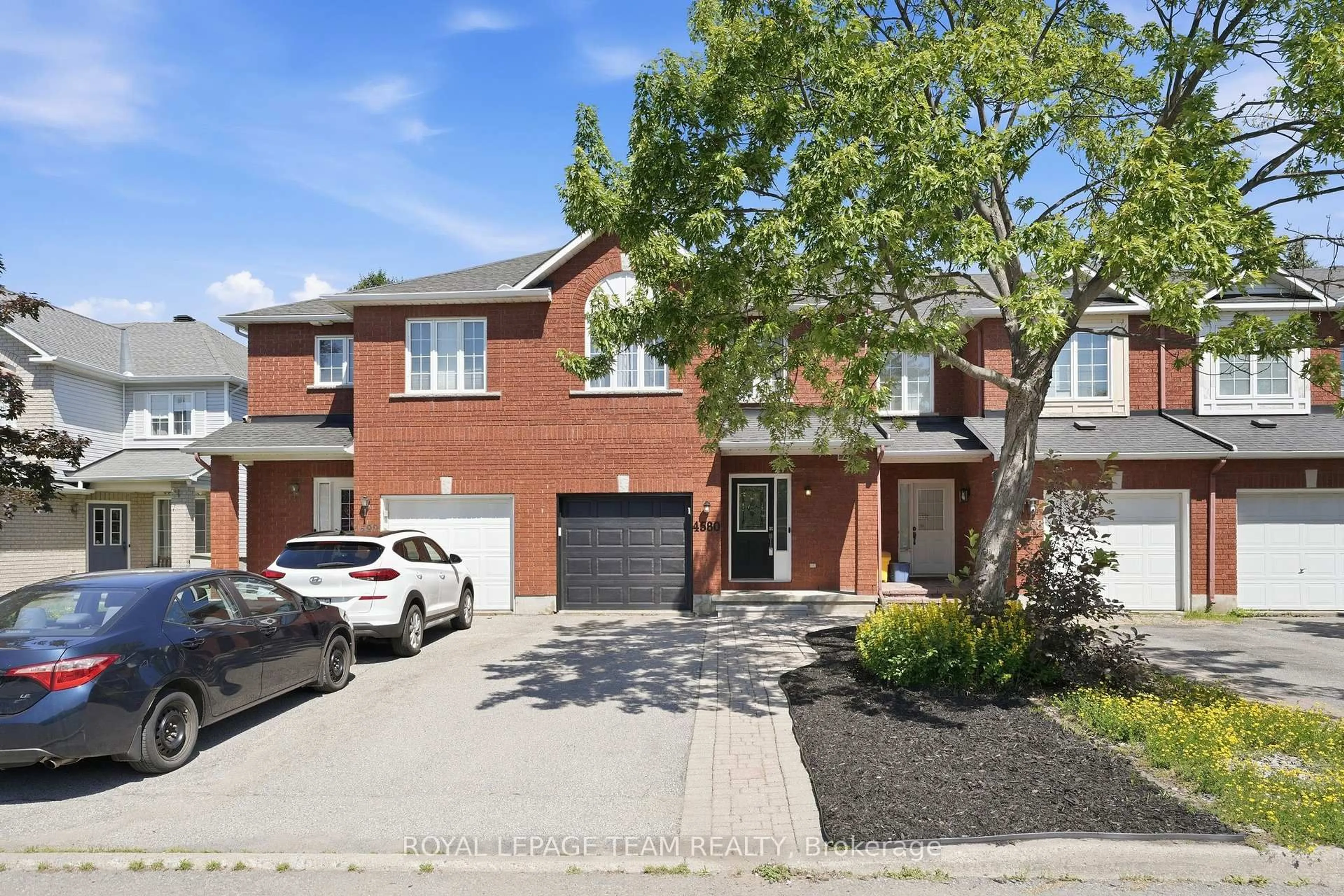 Home with brick exterior material, street for 4580 Ogilvie Walk Cres, Ottawa Ontario K1J 1G6