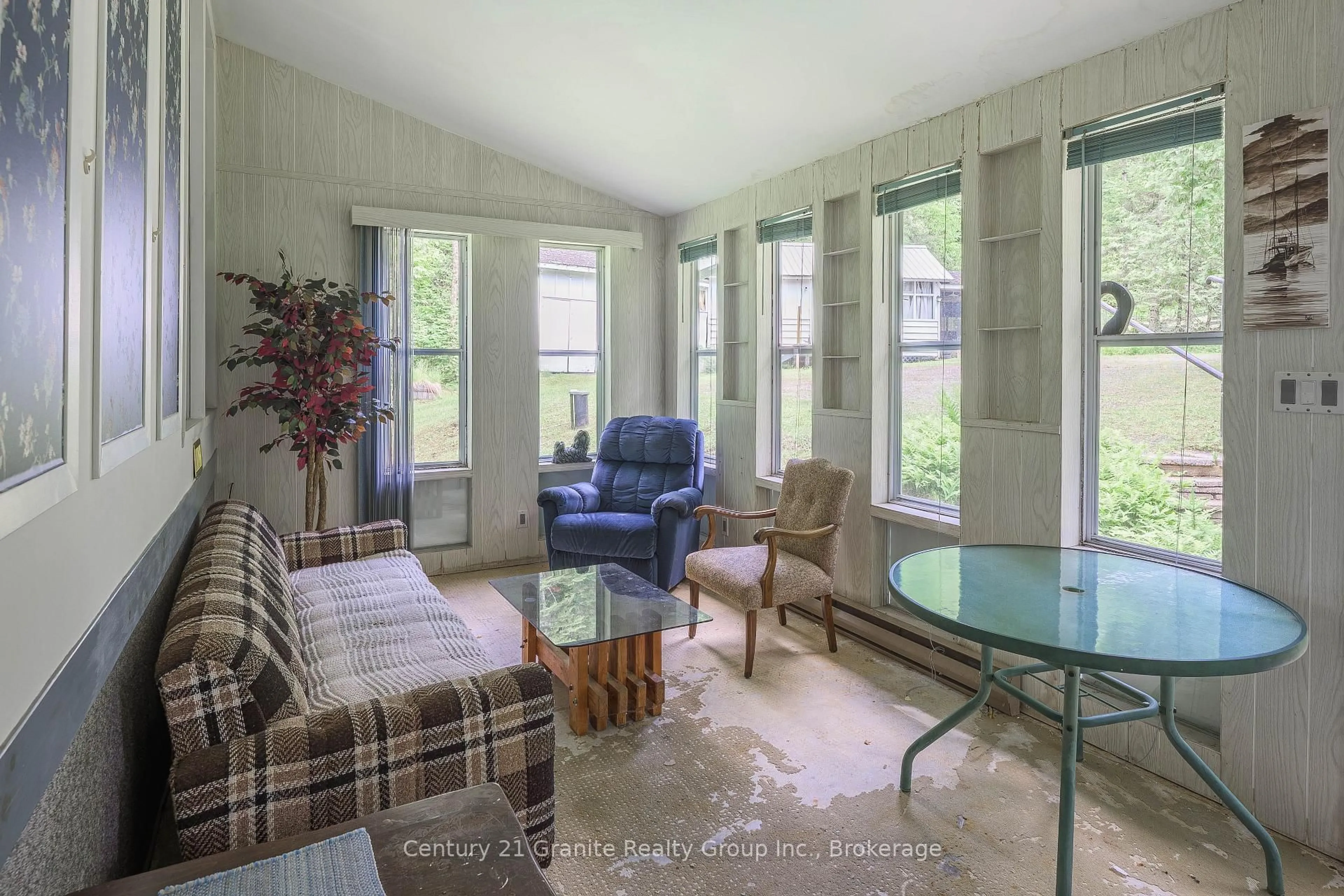 Living room with furniture, unknown for 1950 Curry Rd, Dysart et al Ontario K0M 1S0