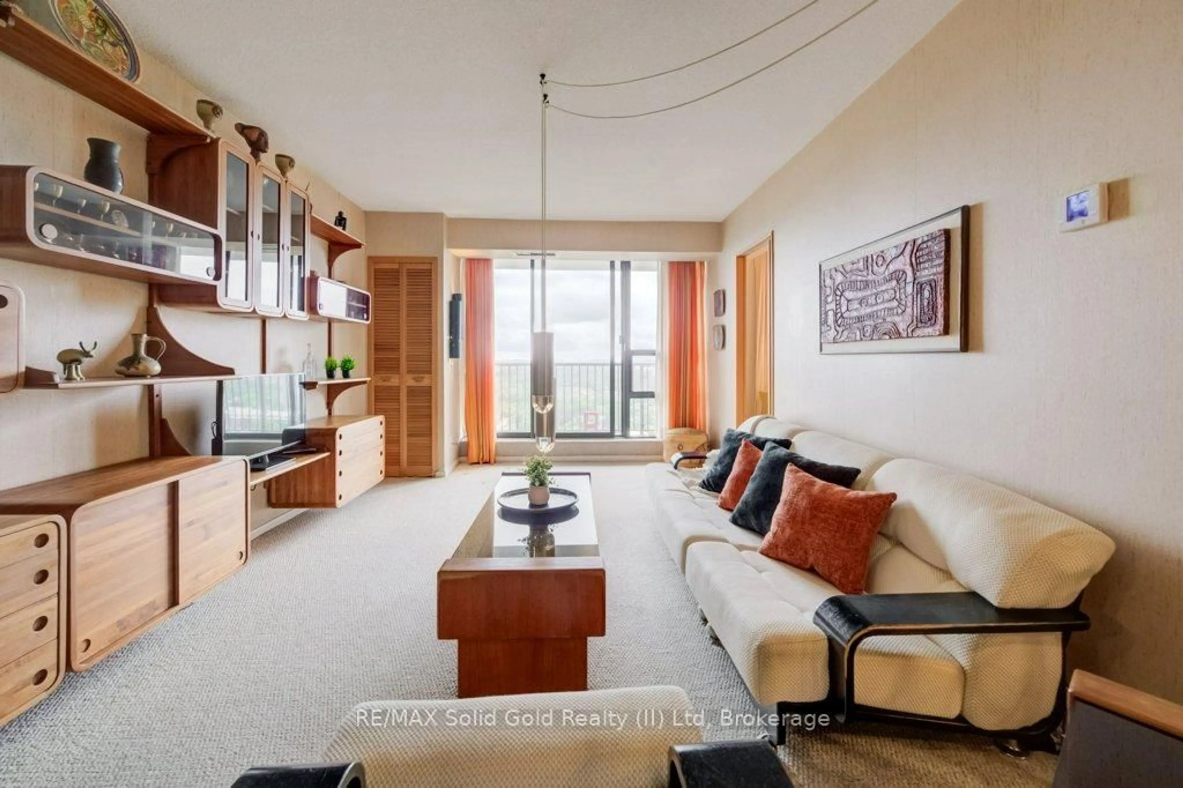 Living room with furniture, unknown for 81 Church St #1807, Kitchener Ontario N2G 4M1