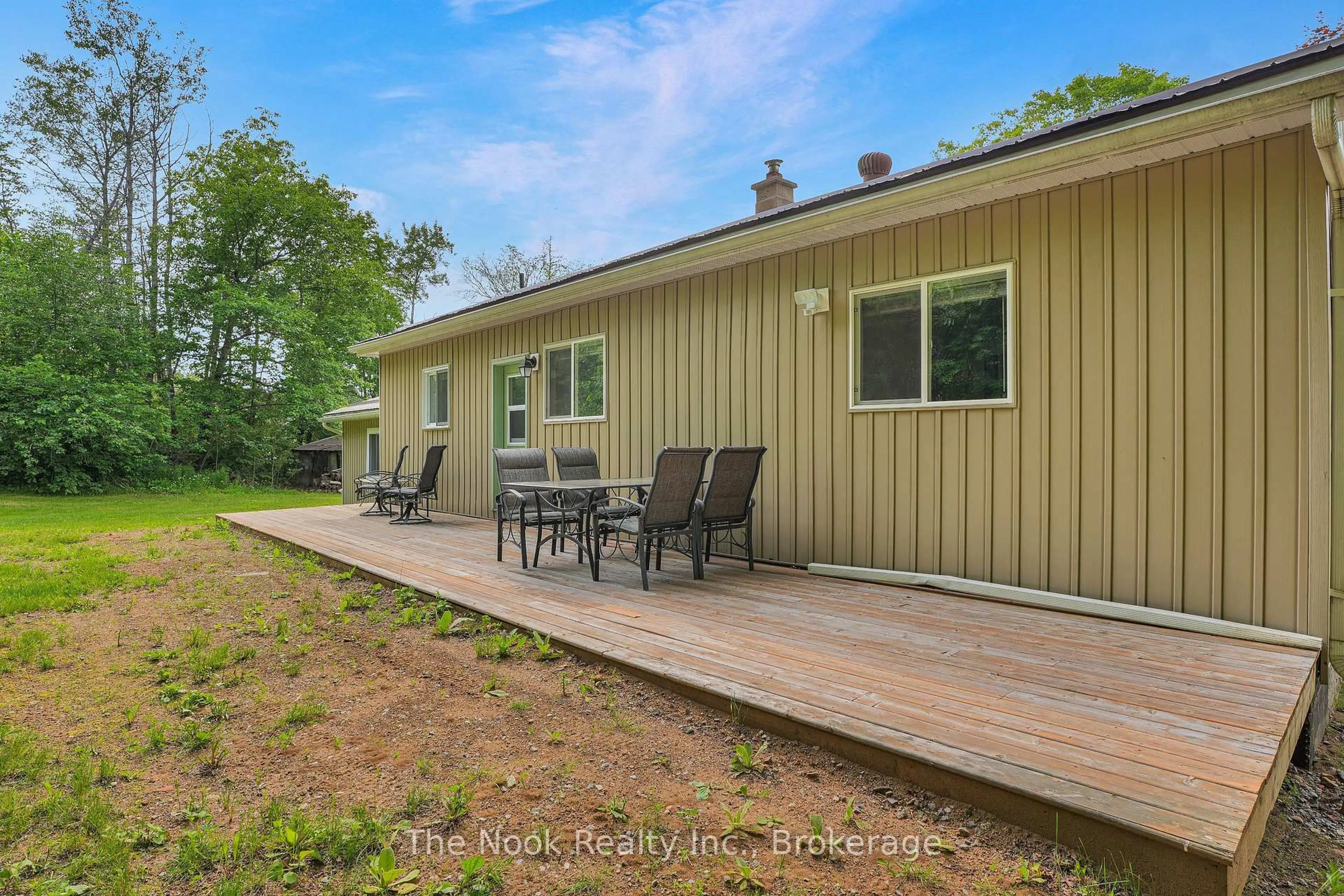 Patio, water/lake/river/ocean view for 28 WESLEMKOON LAKE Rd, Hastings Ontario K0L 1W0