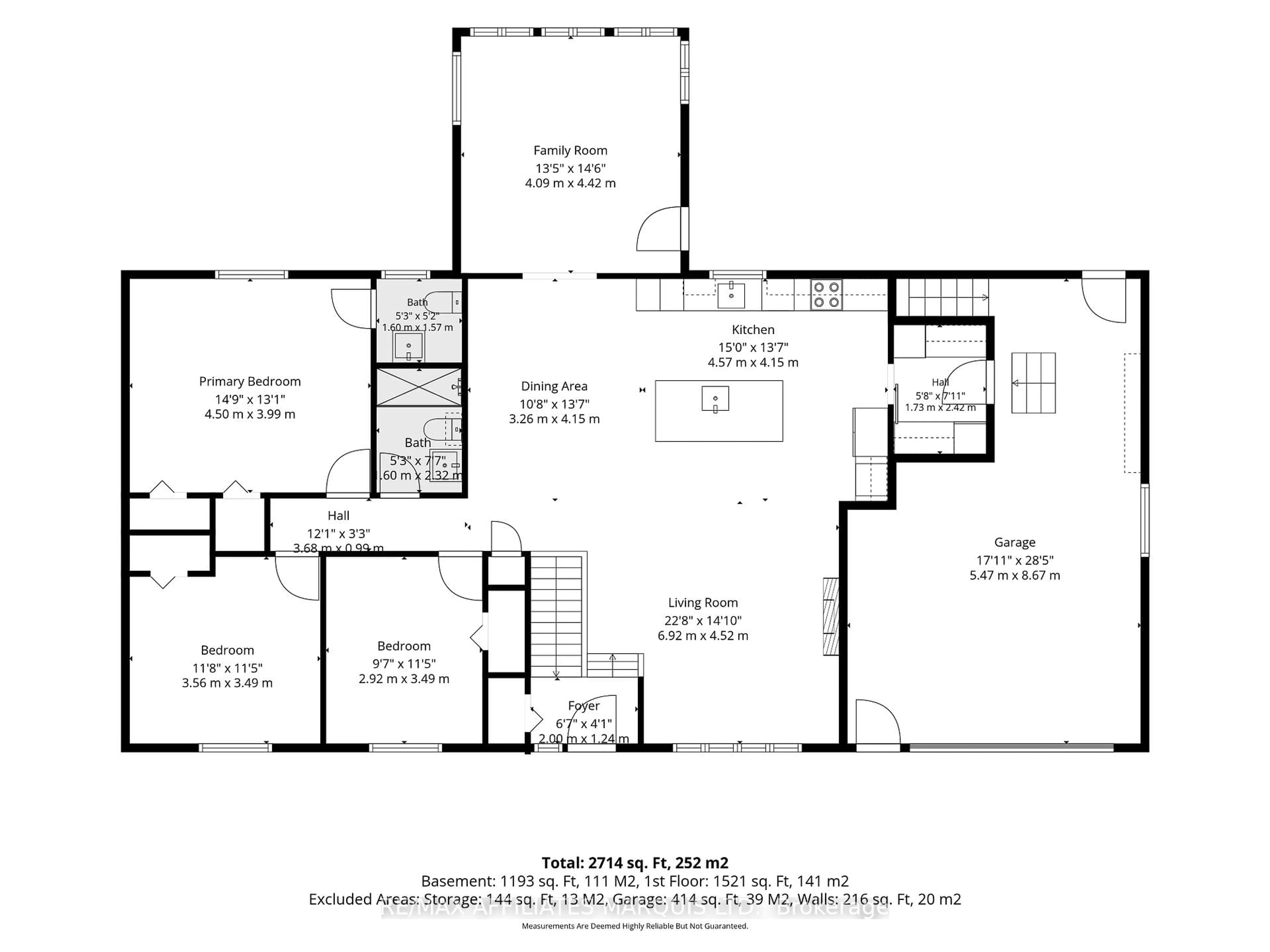 Floor plan for 1628 Grant Ave, Cornwall Ontario K6J 5J4