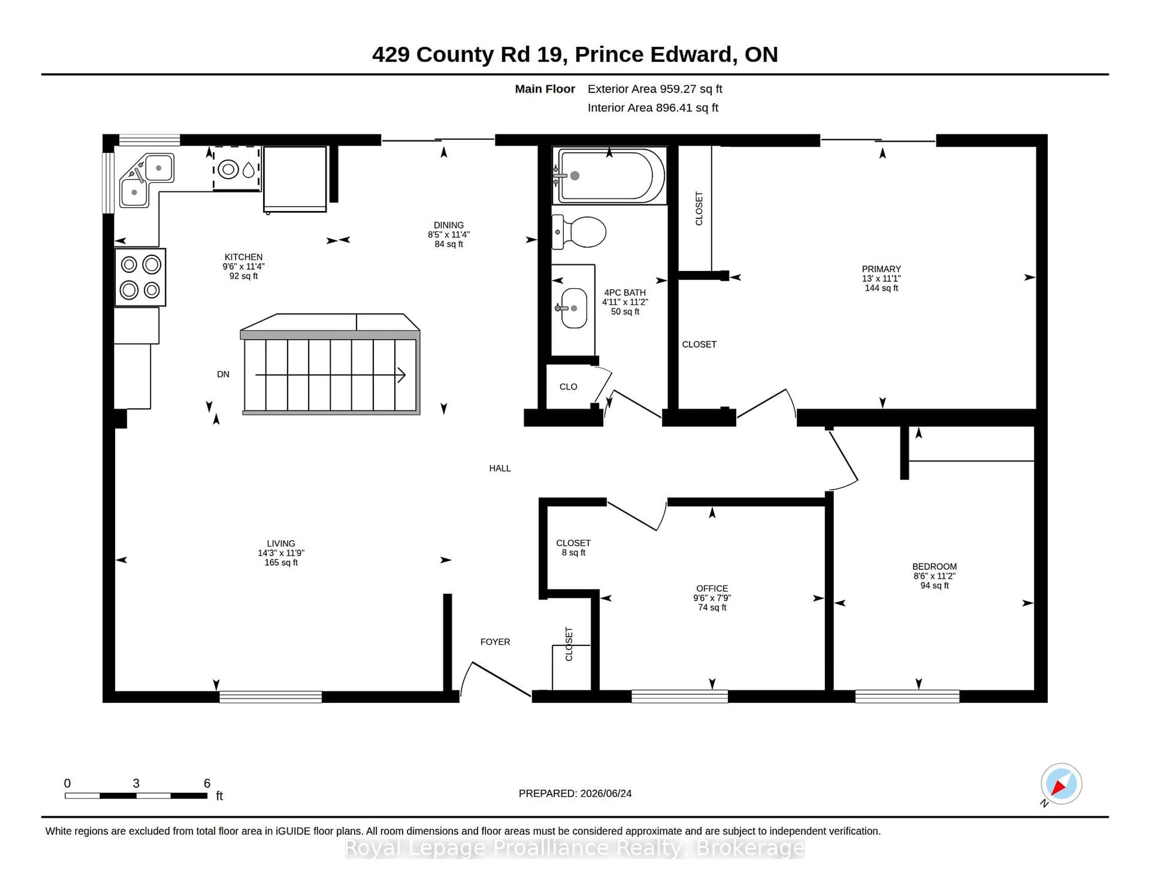 Floor plan for 429 County Rd 19 Rd, Prince Edward County Ontario K0K 1A0