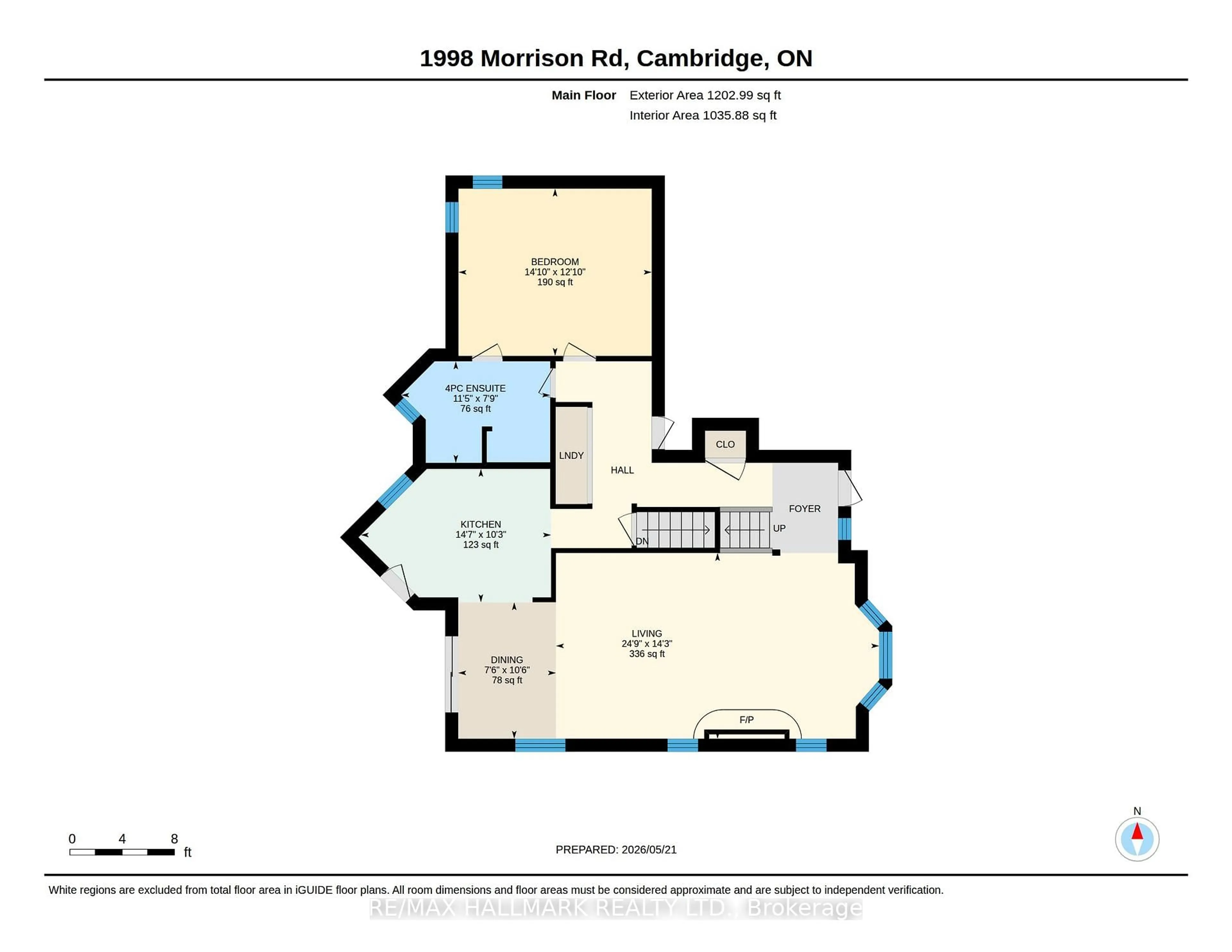 Floor plan for 1998 Morrison Rd, North Dumfries Ontario N1R 5S2